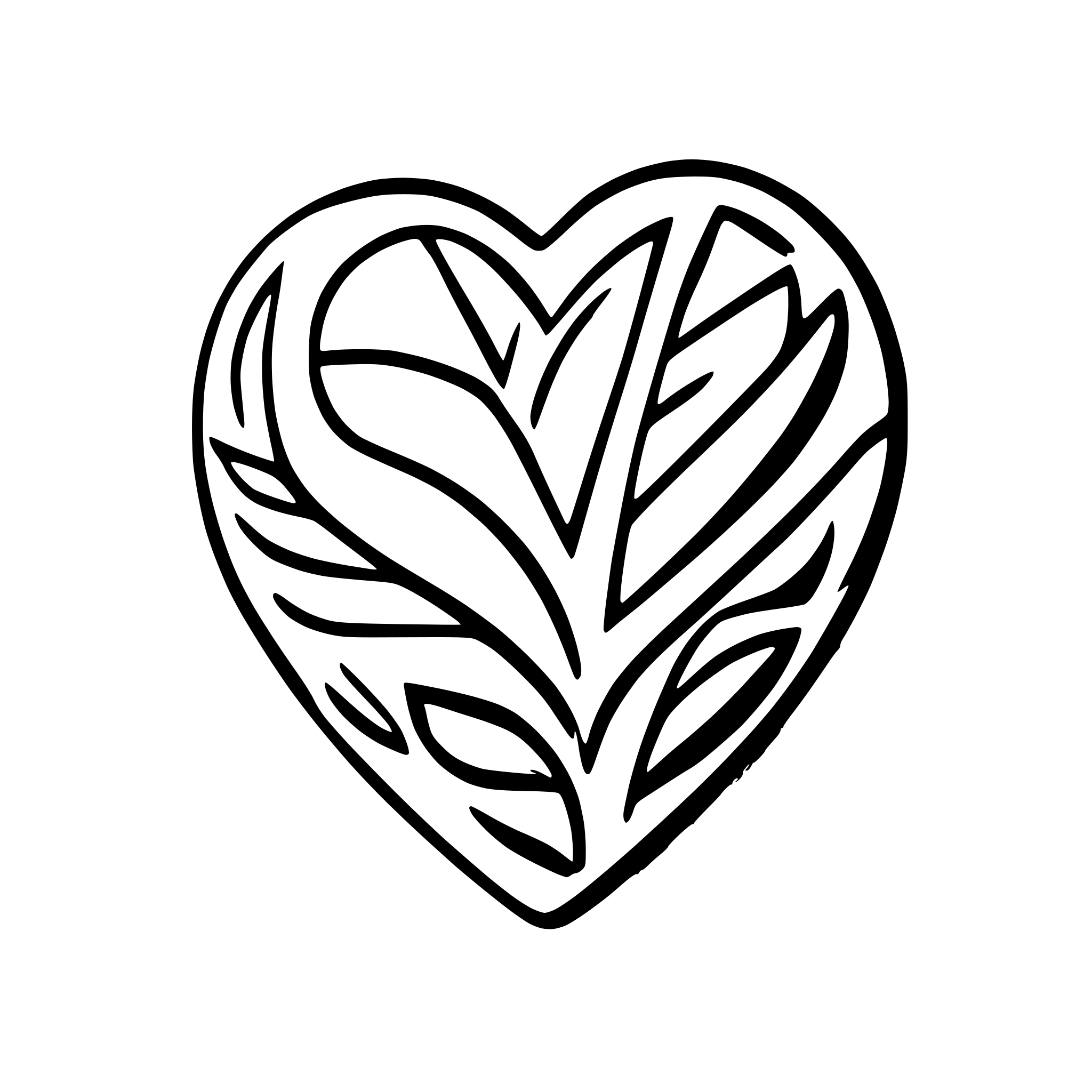 AI-generated SVG of a 3d heart
