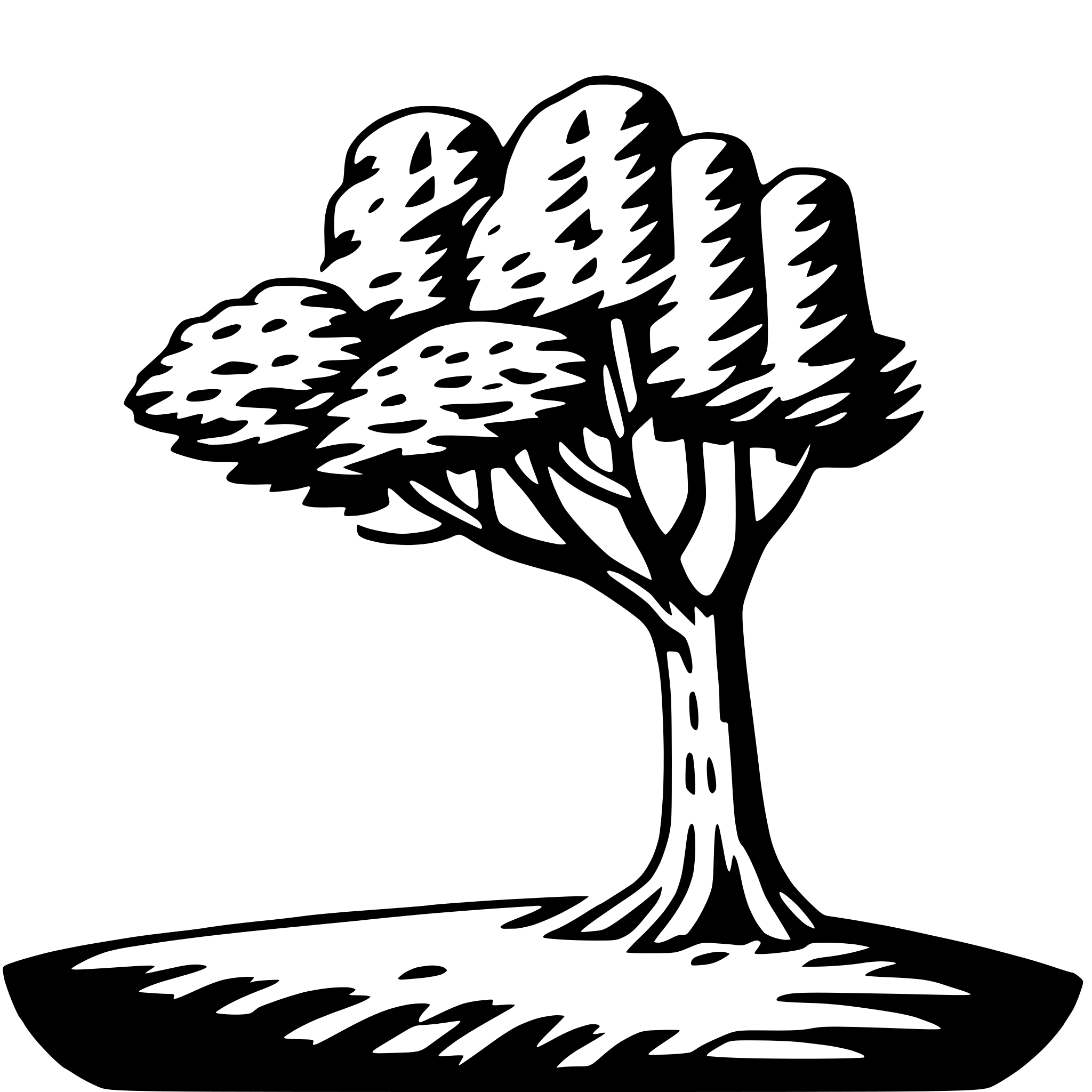 AI-generated SVG of 'cypress tree'