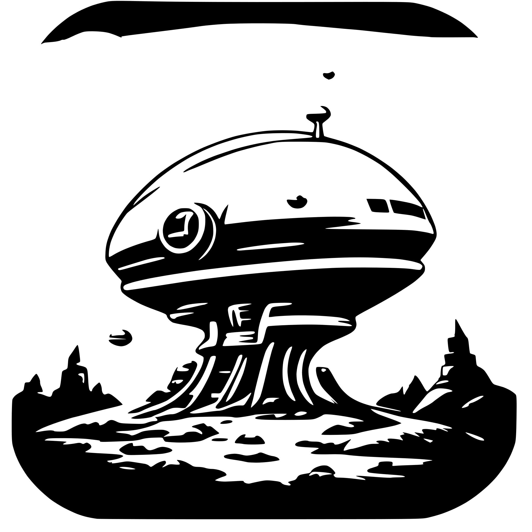 AI-generated SVG of 'alien space ship'