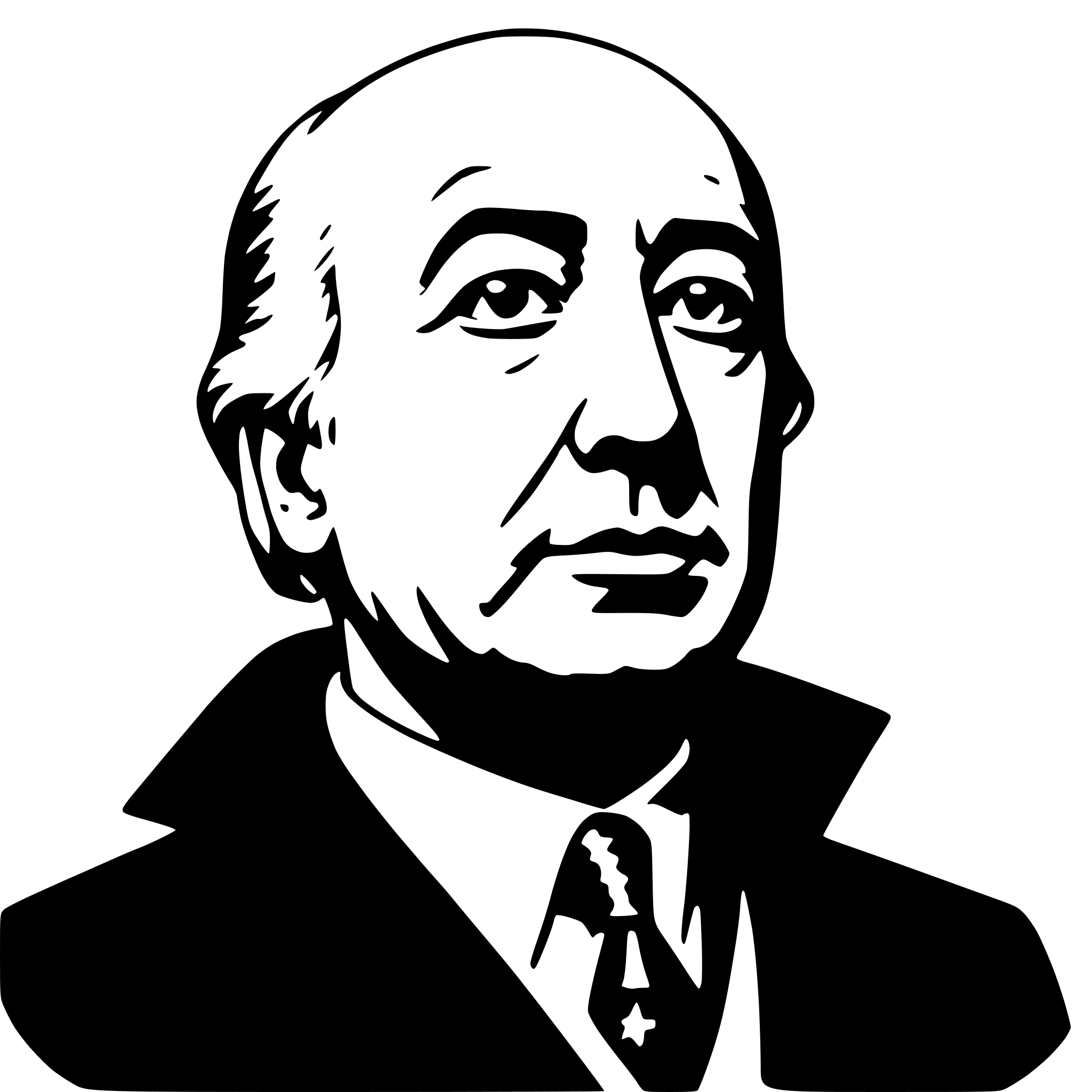 AI-generated SVG of 'alfred hitchcock'
