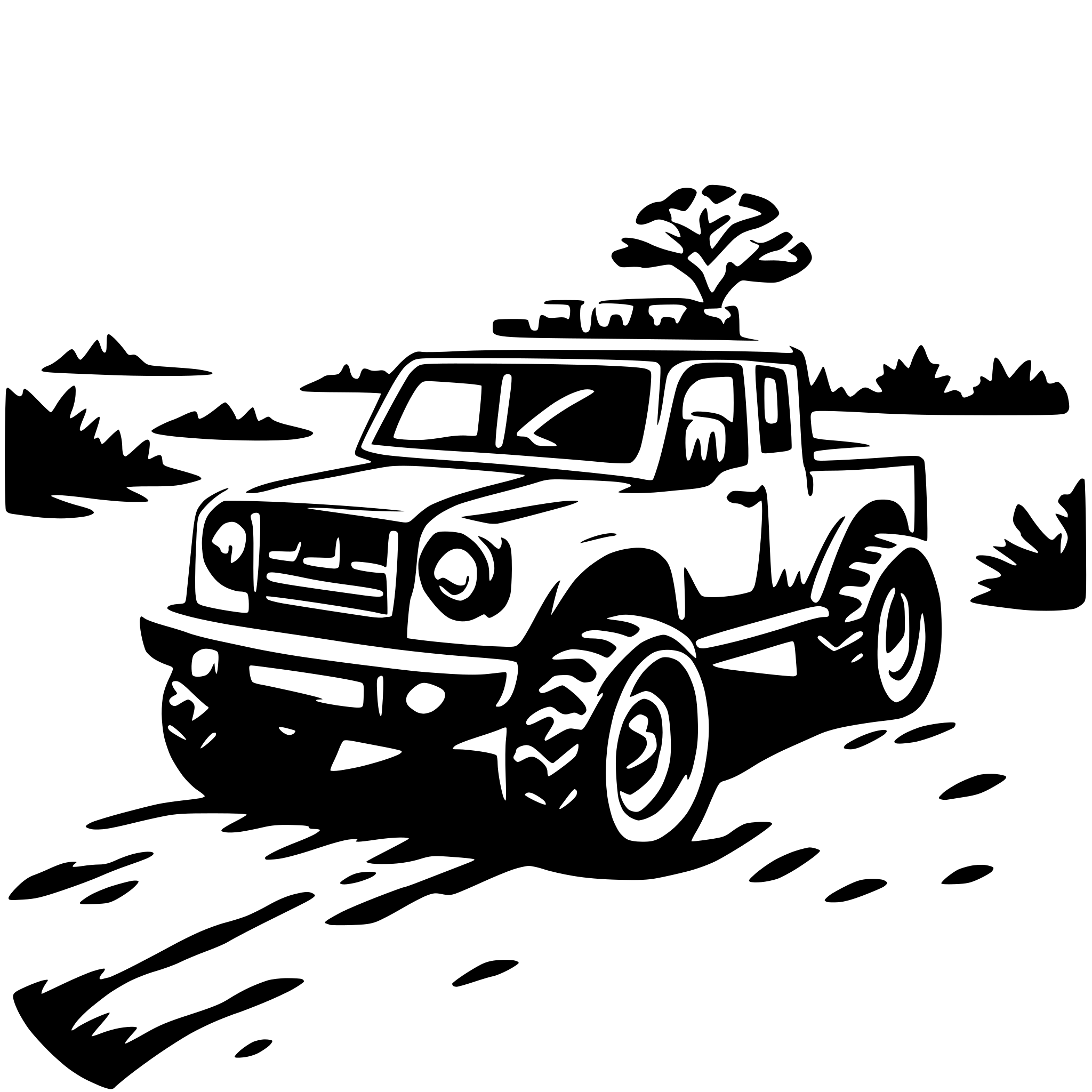 AI-generated SVG of 'off road'