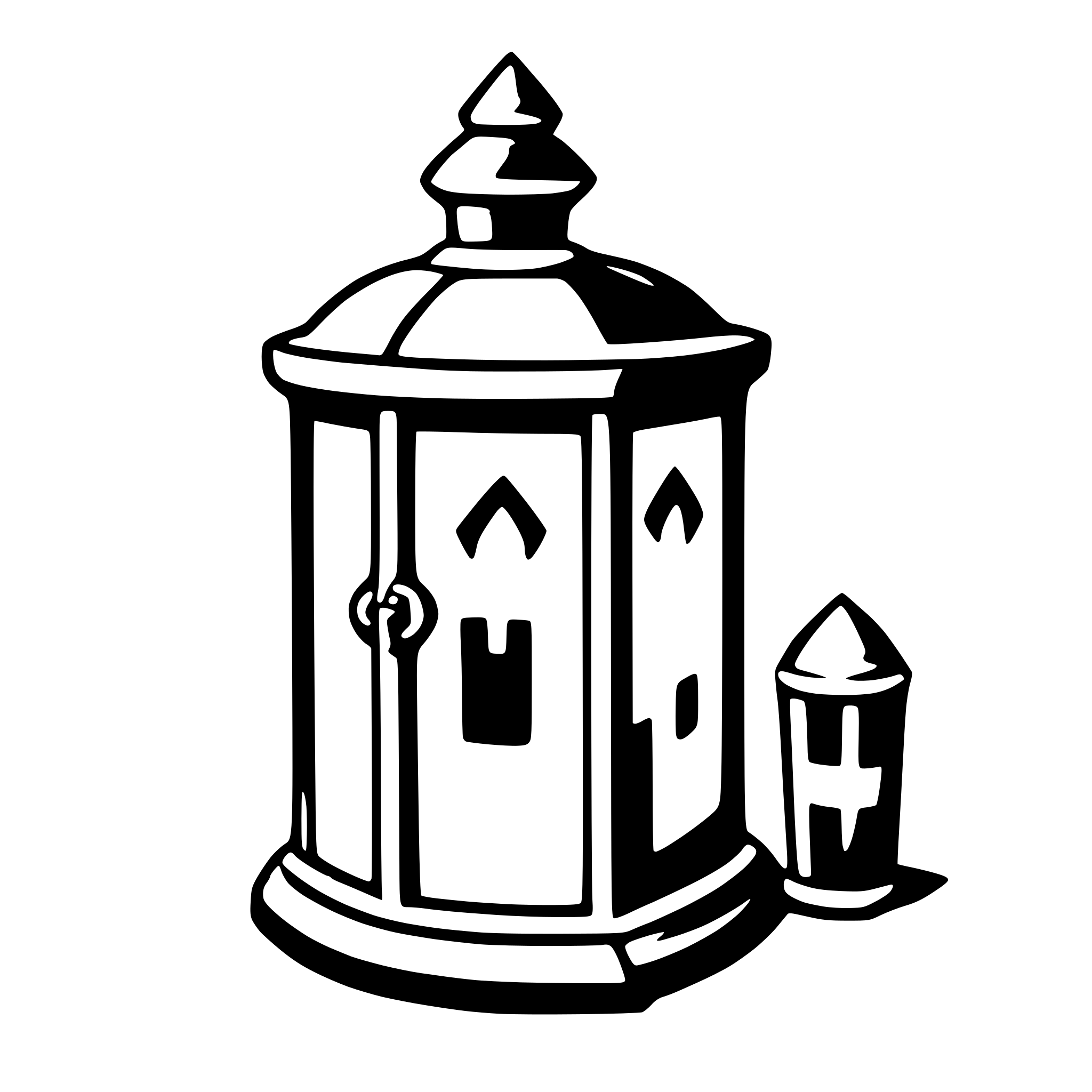 AI-generated SVG of 'halloween lantern'