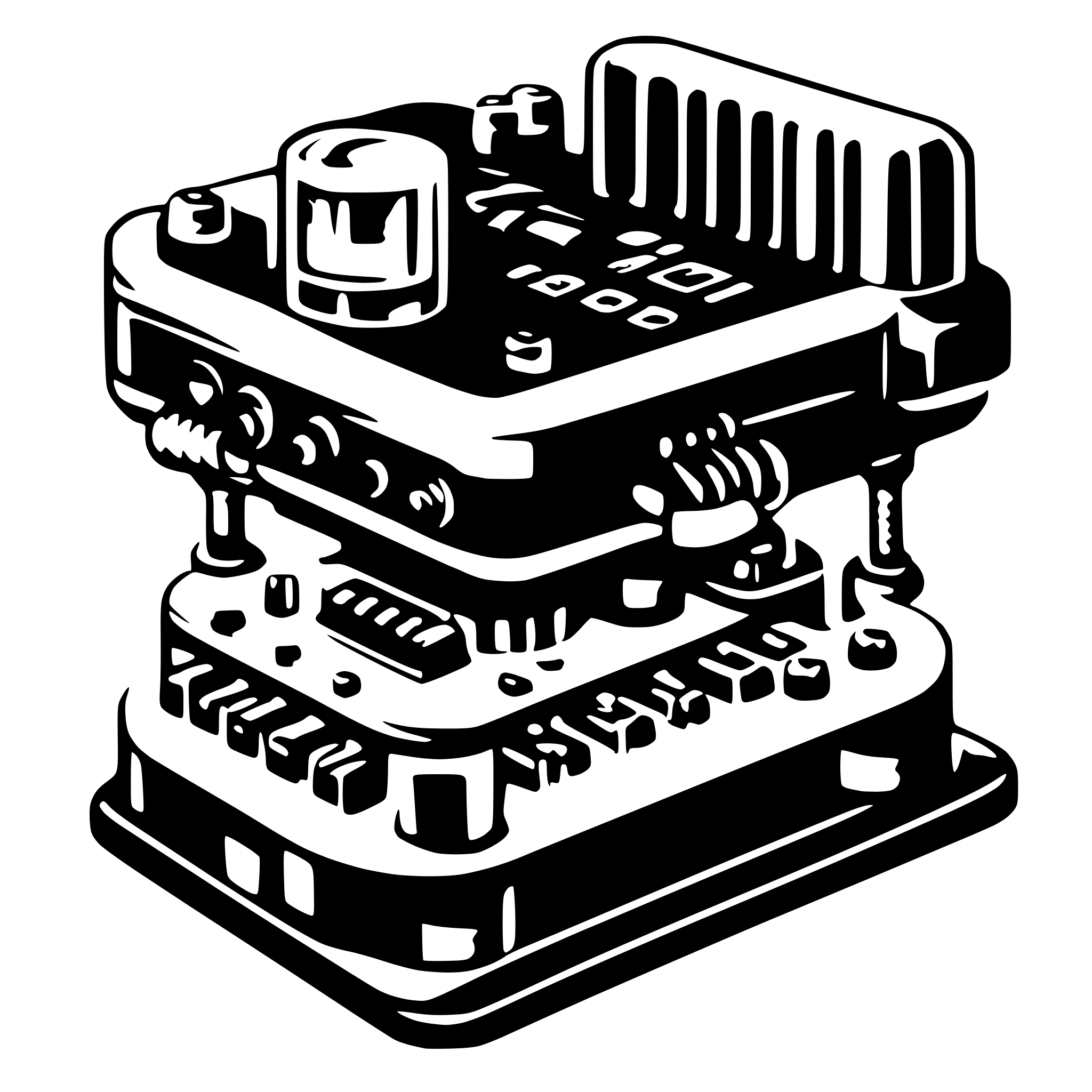 AI-generated SVG of a embedded systems