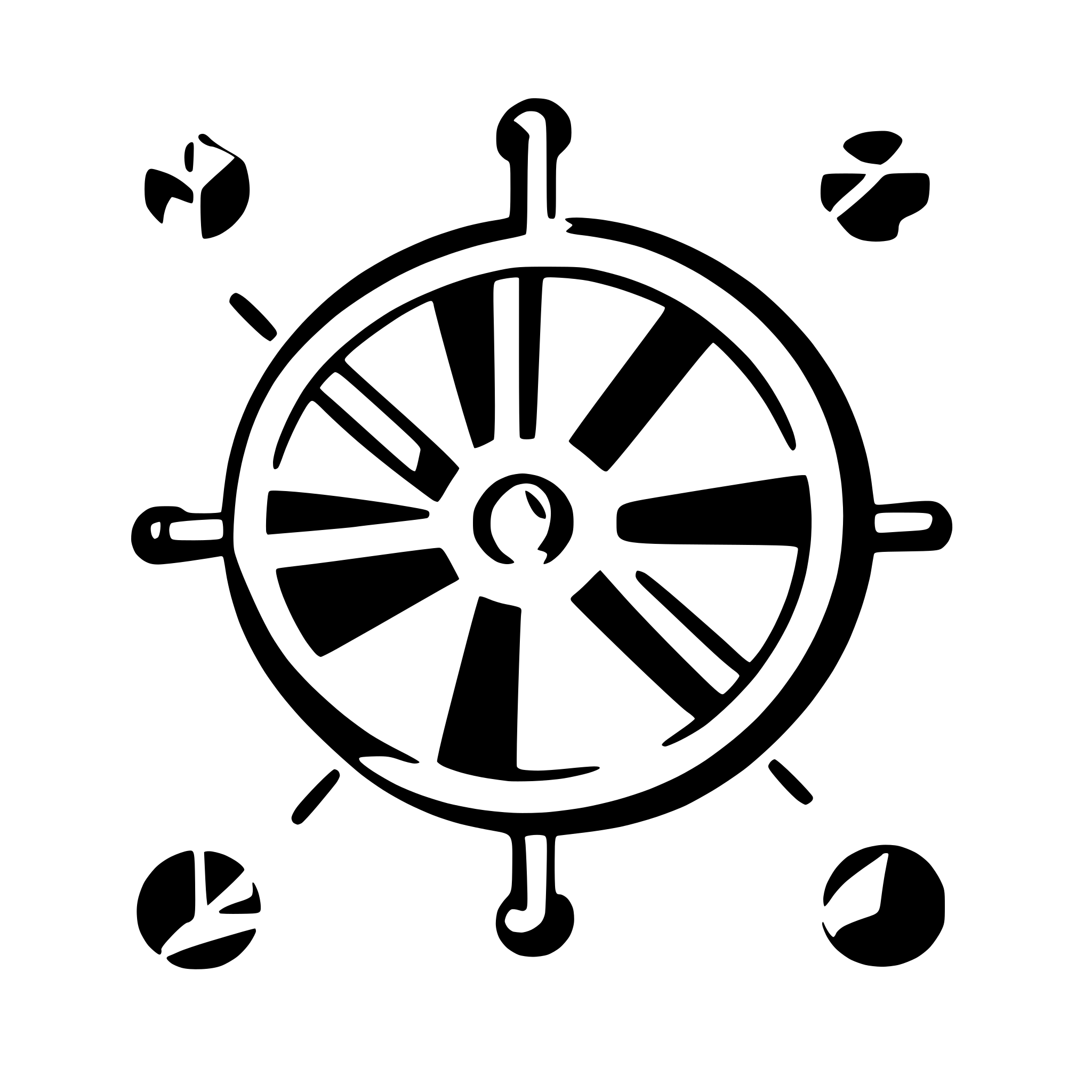 AI-generated SVG of a Create 10 different crosshairs