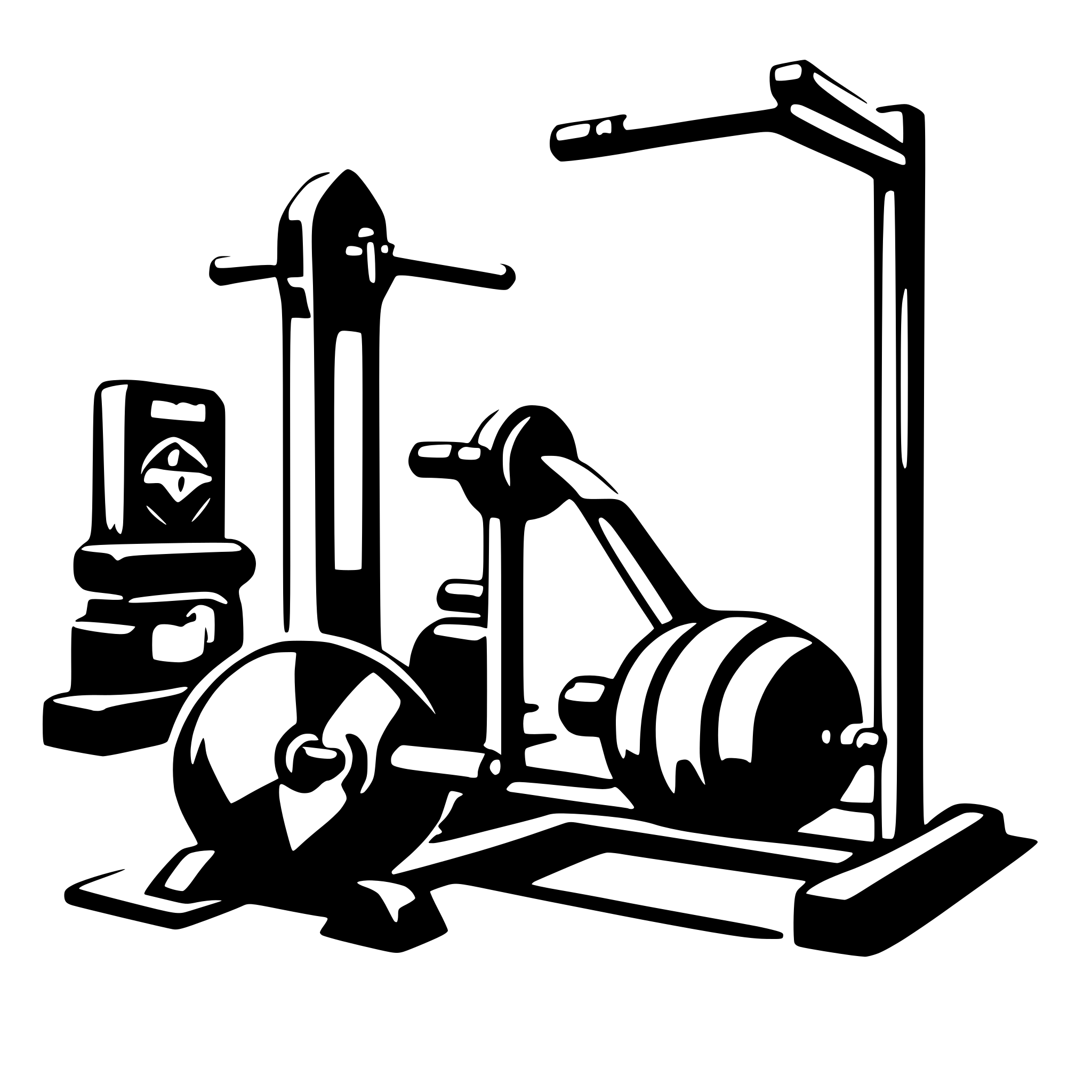 AI-generated SVG of a gym