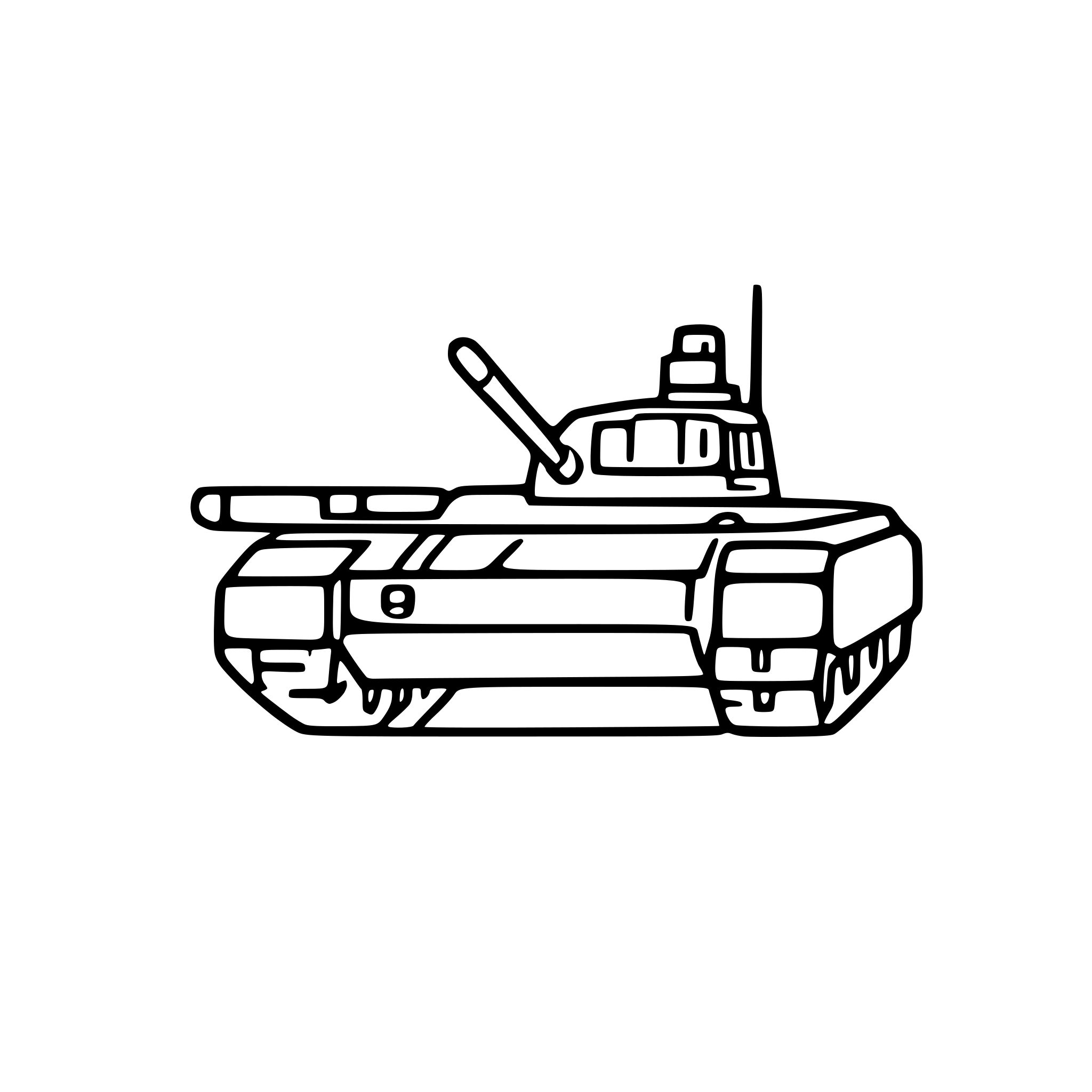 AI-generated SVG of a 2-d top view (north-south) of a battle tank.as an icon for a game like atari river raid. AI-generated SVG of a 2-d top view (north-south) of a battle tank.as an icon for a game like atari river raid.