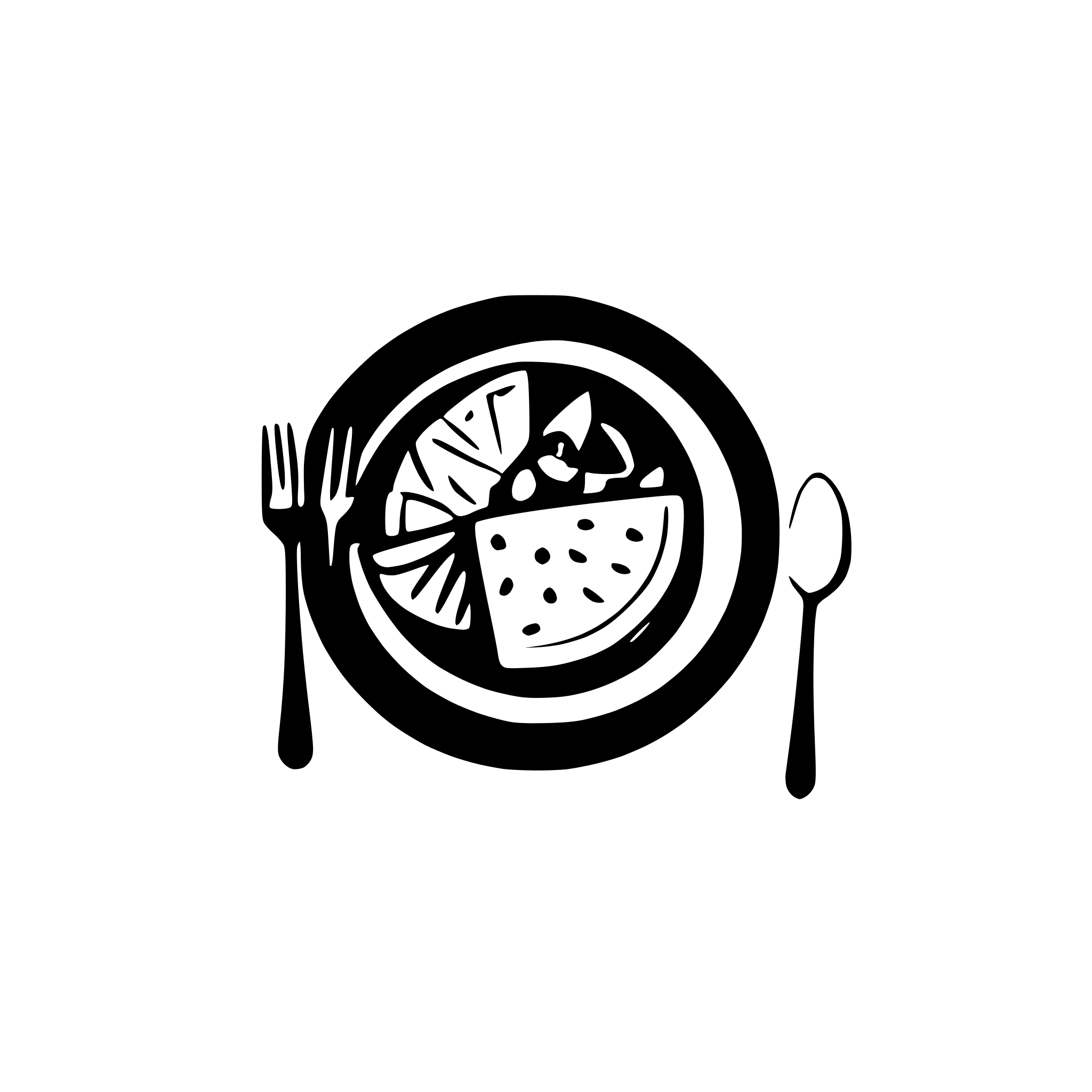 AI-generated SVG of a food plate