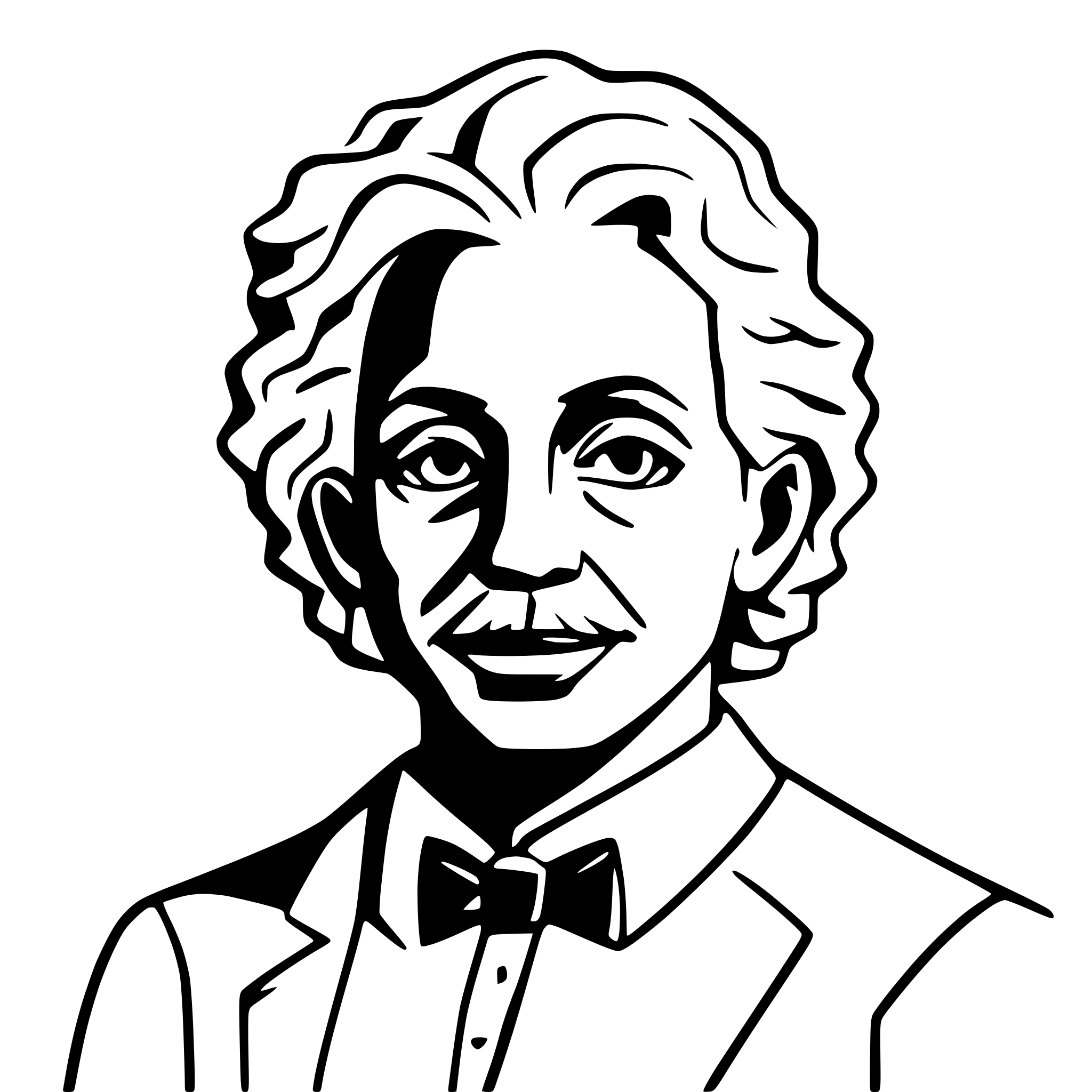 AI-generated SVG of 'Albert Einstein'