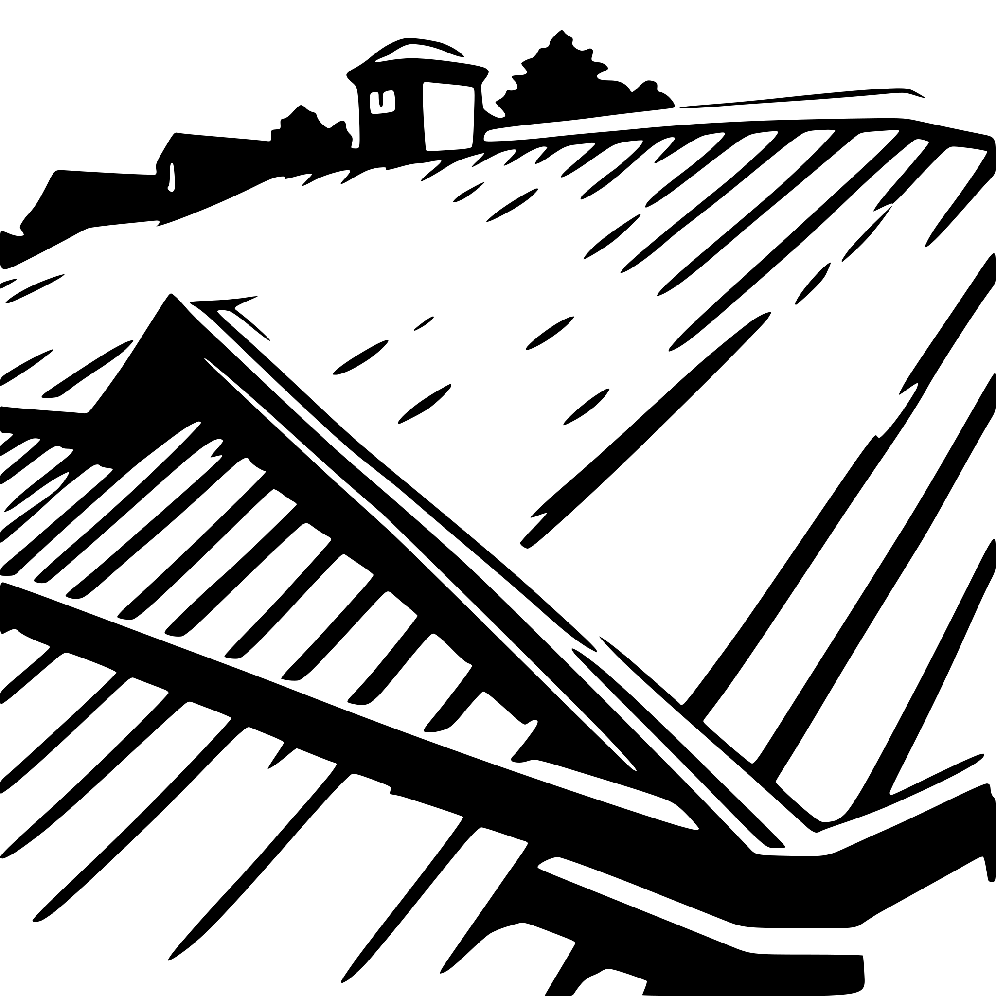 AI-generated SVG of a roof sheeting