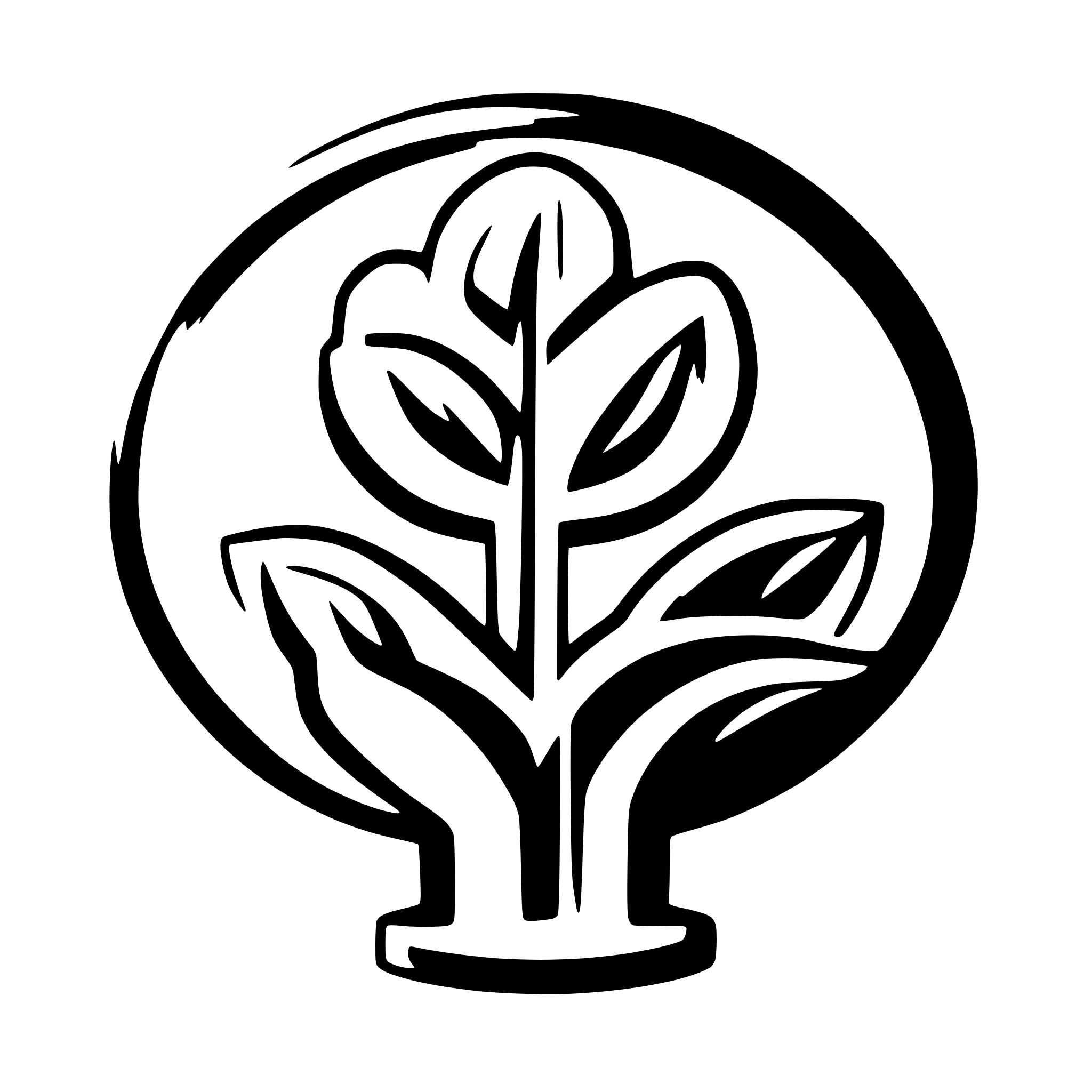 AI-generated SVG of 'biology logo'