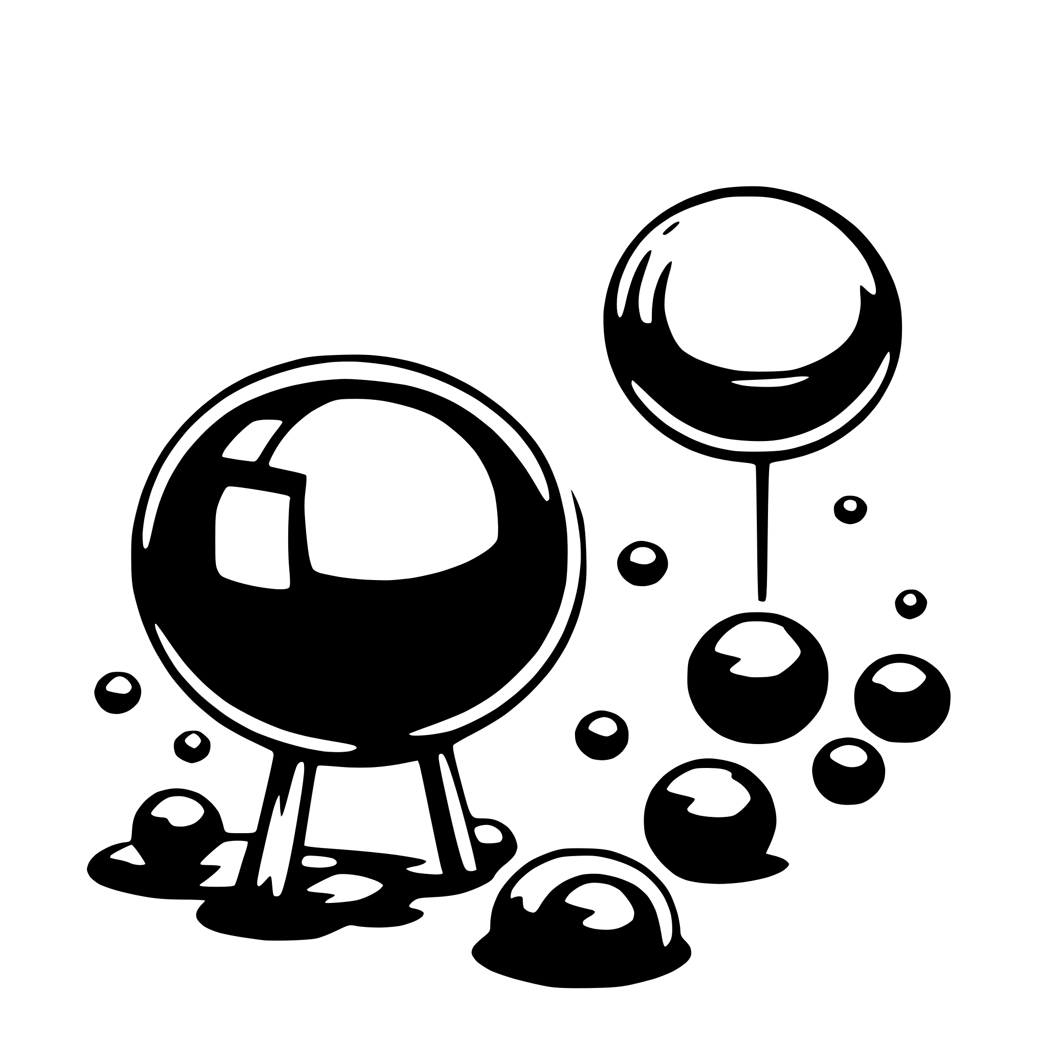 AI-generated SVG of 'bubbles'