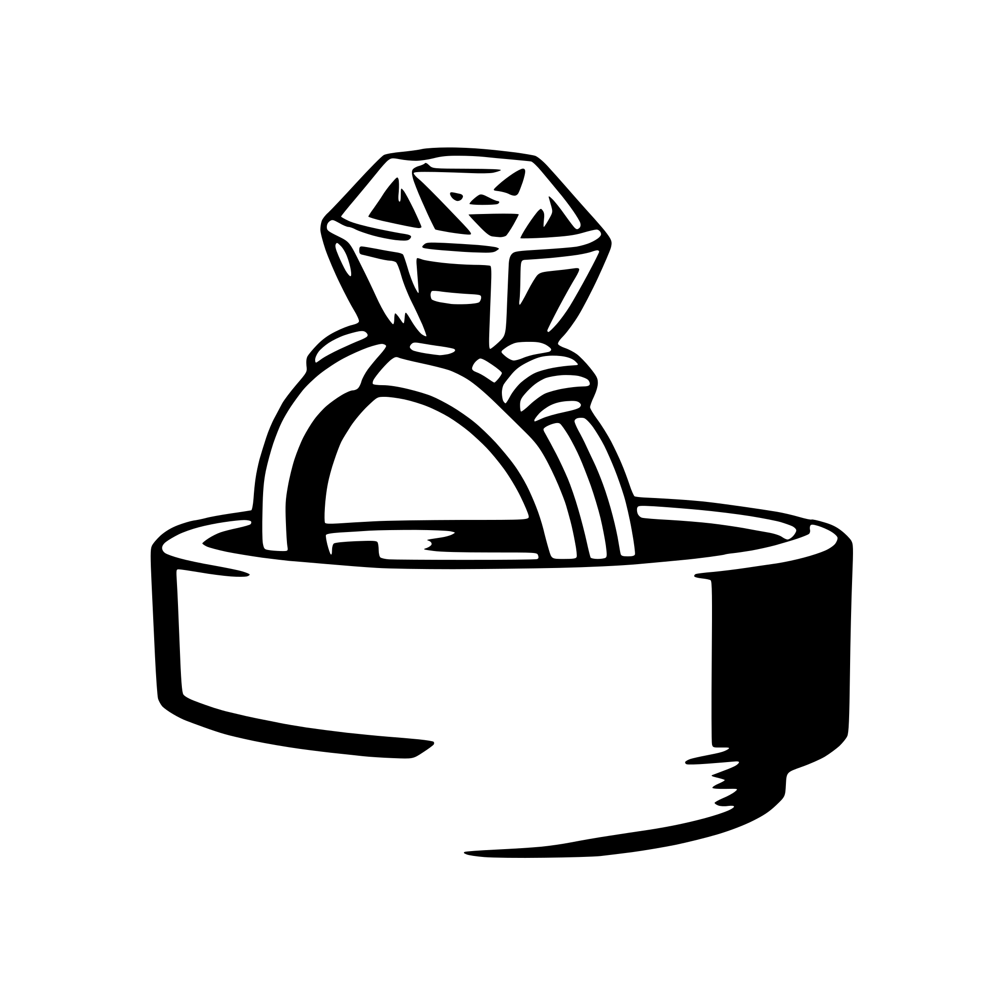 AI-generated SVG of 'engagement ring'