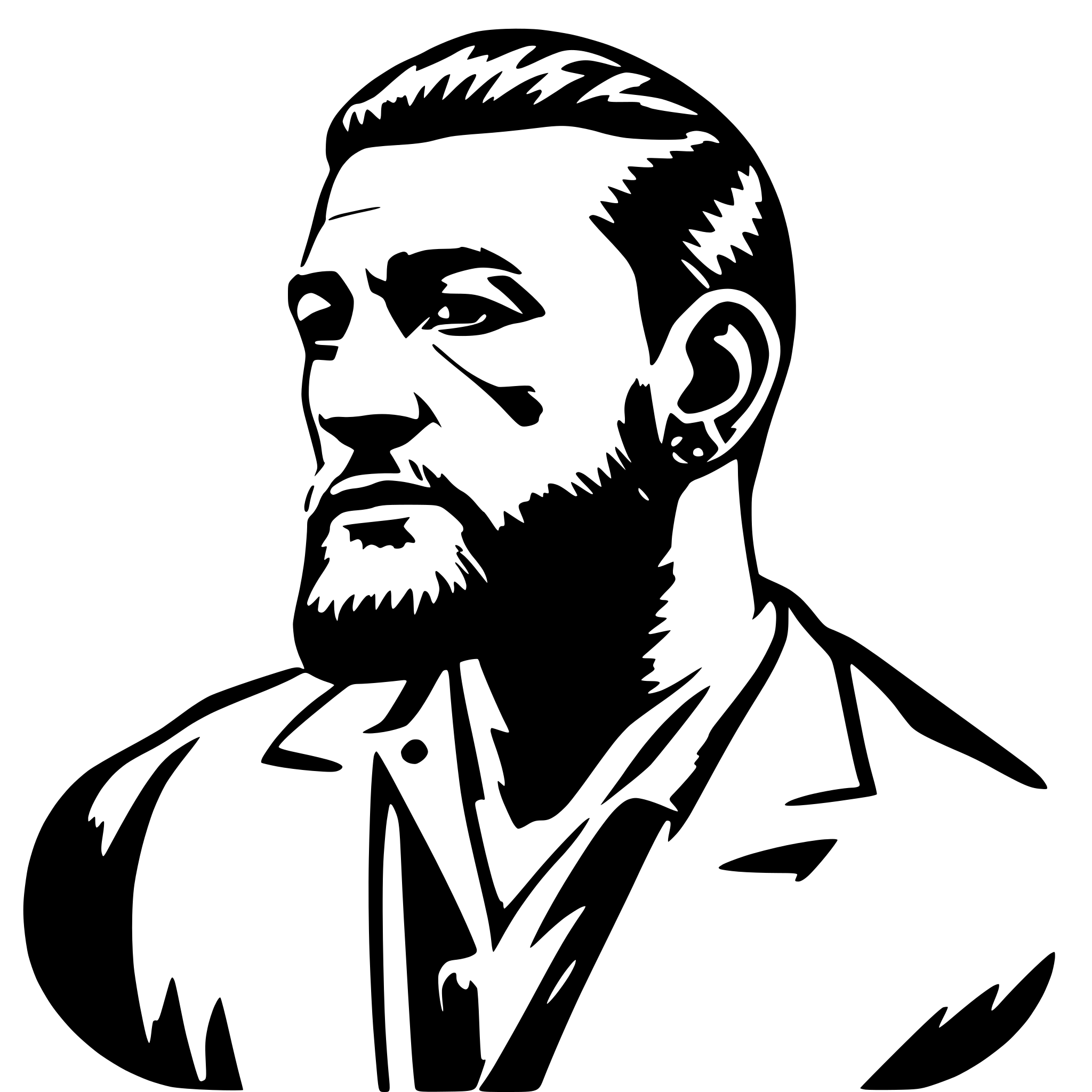AI-generated SVG of 'Conor McGregor'