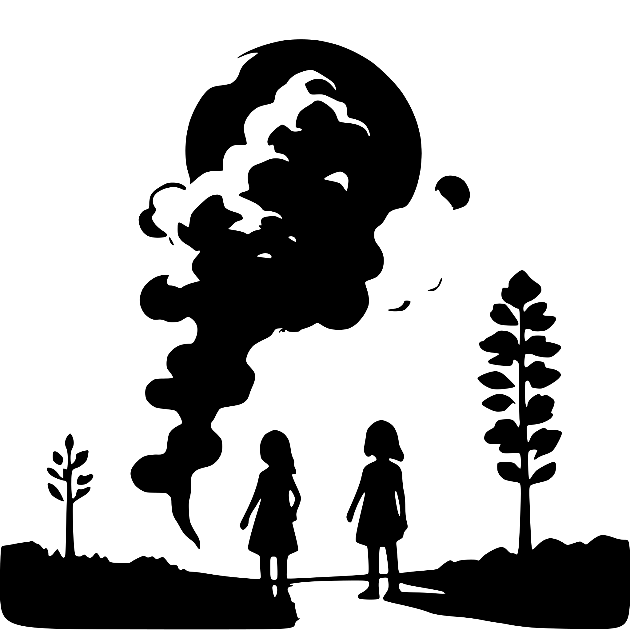 AI-generated SVG of a CLOUDS AS FIRE