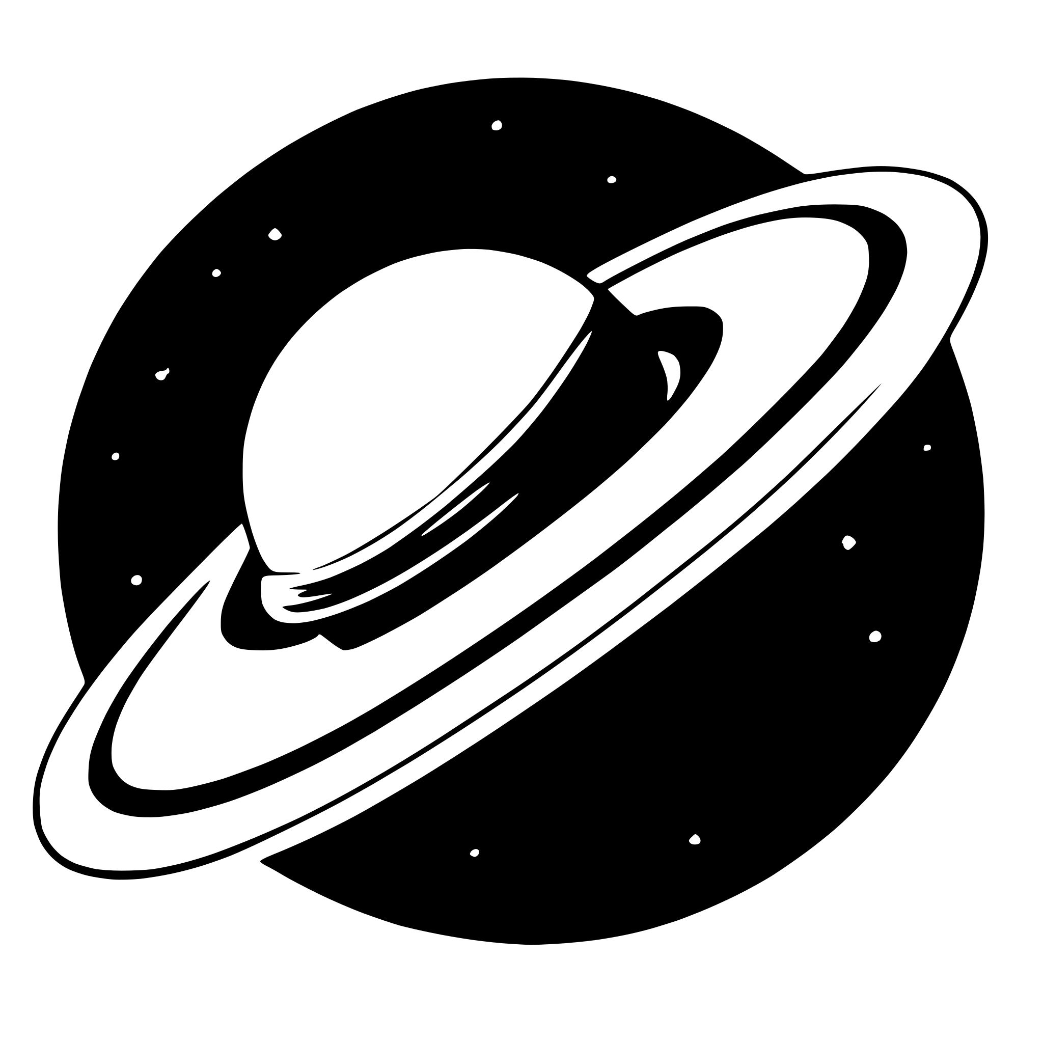 AI-generated SVG of a saturn and rings