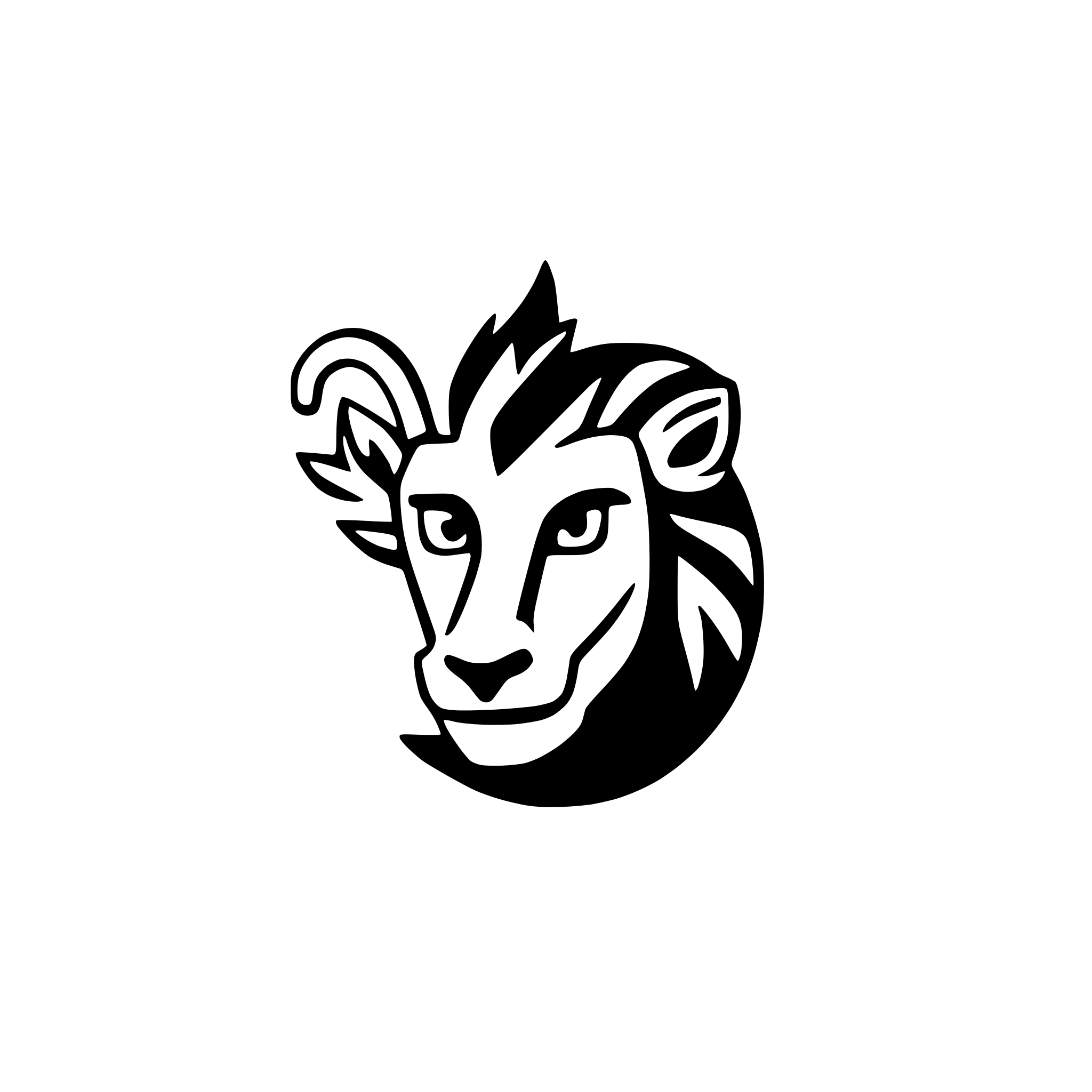 AI-generated SVG of a a creature with the head of a lion, body of a goat, and tail of a serpent (known as a chimera)