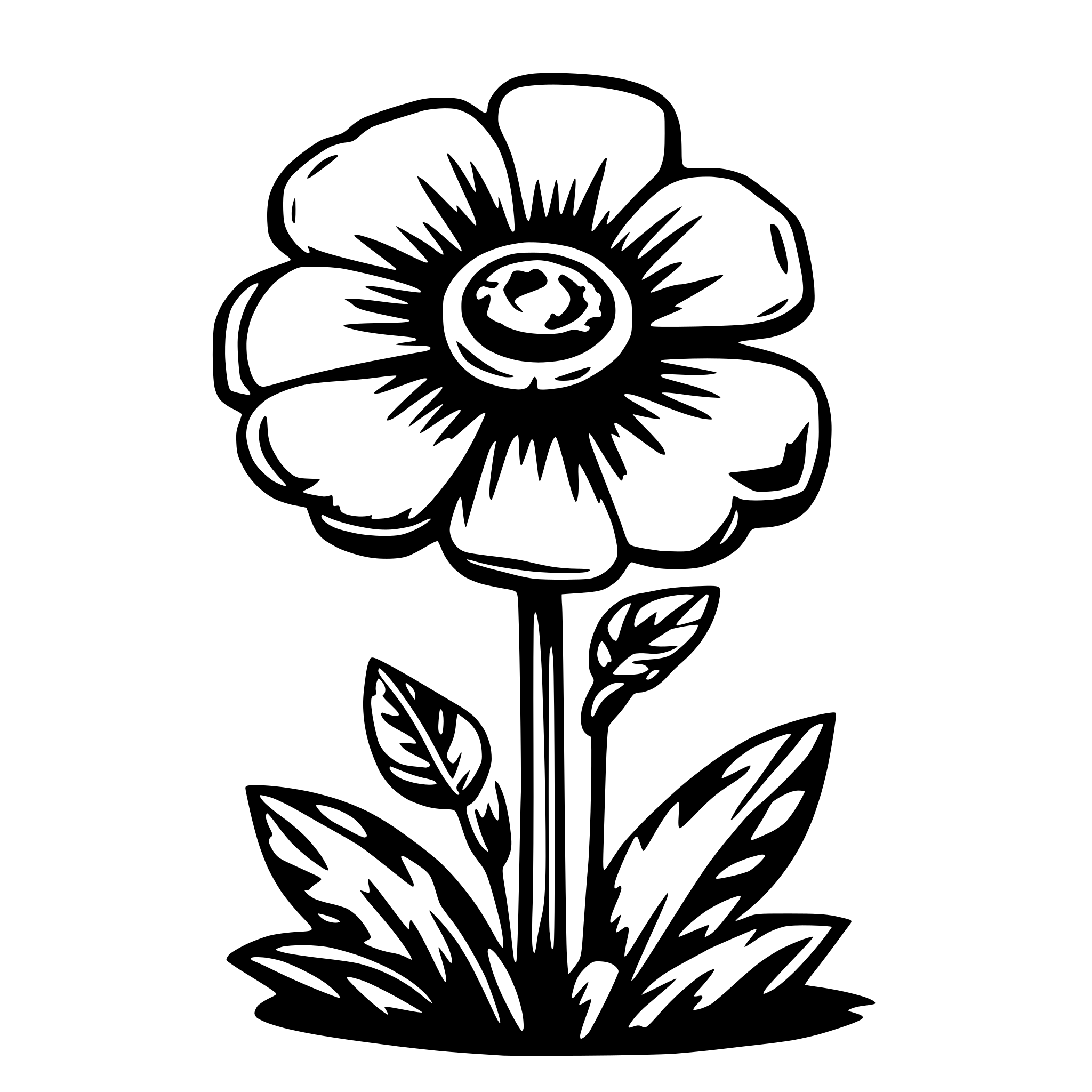 AI-generated SVG of 'foower'