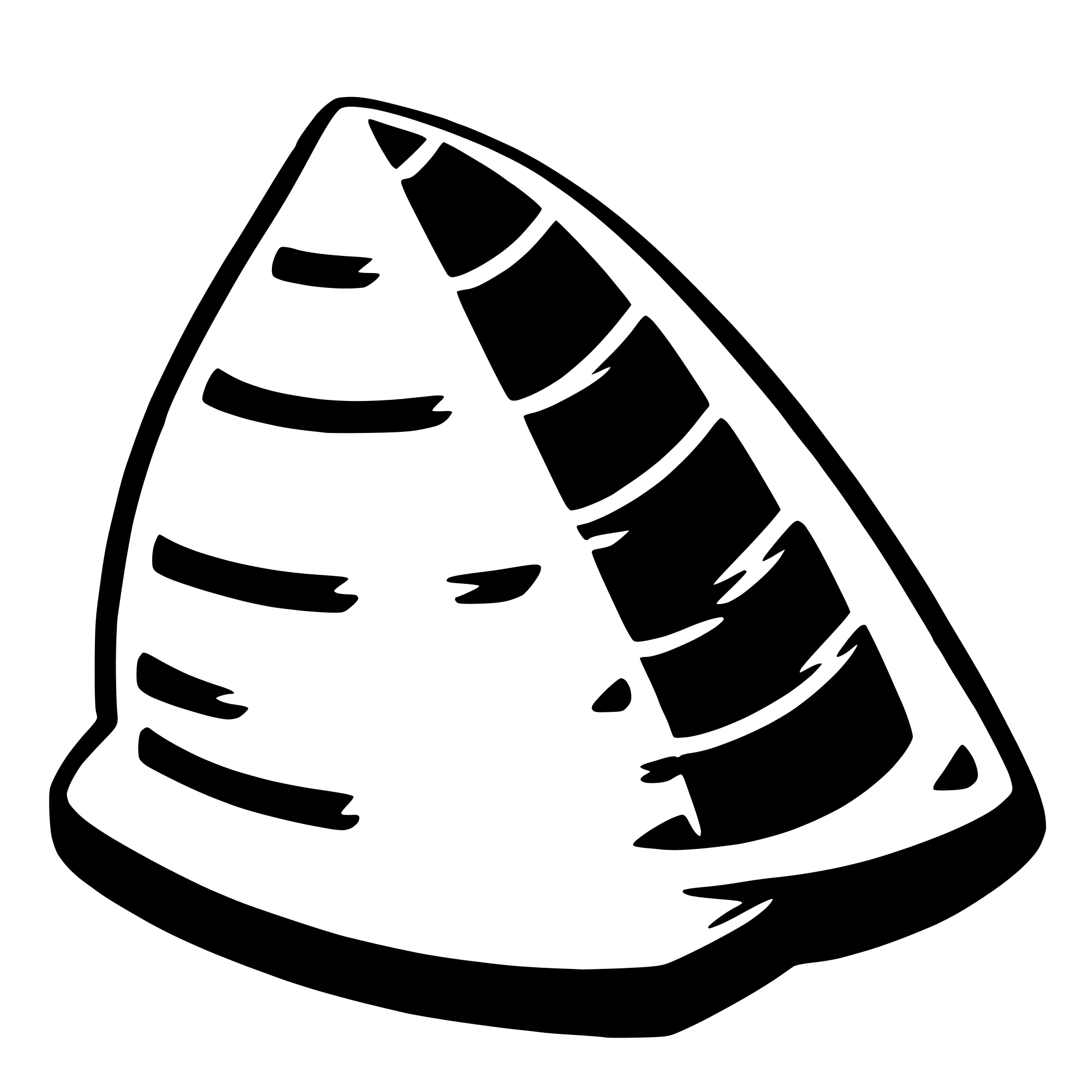 AI-generated SVG of a candy corn