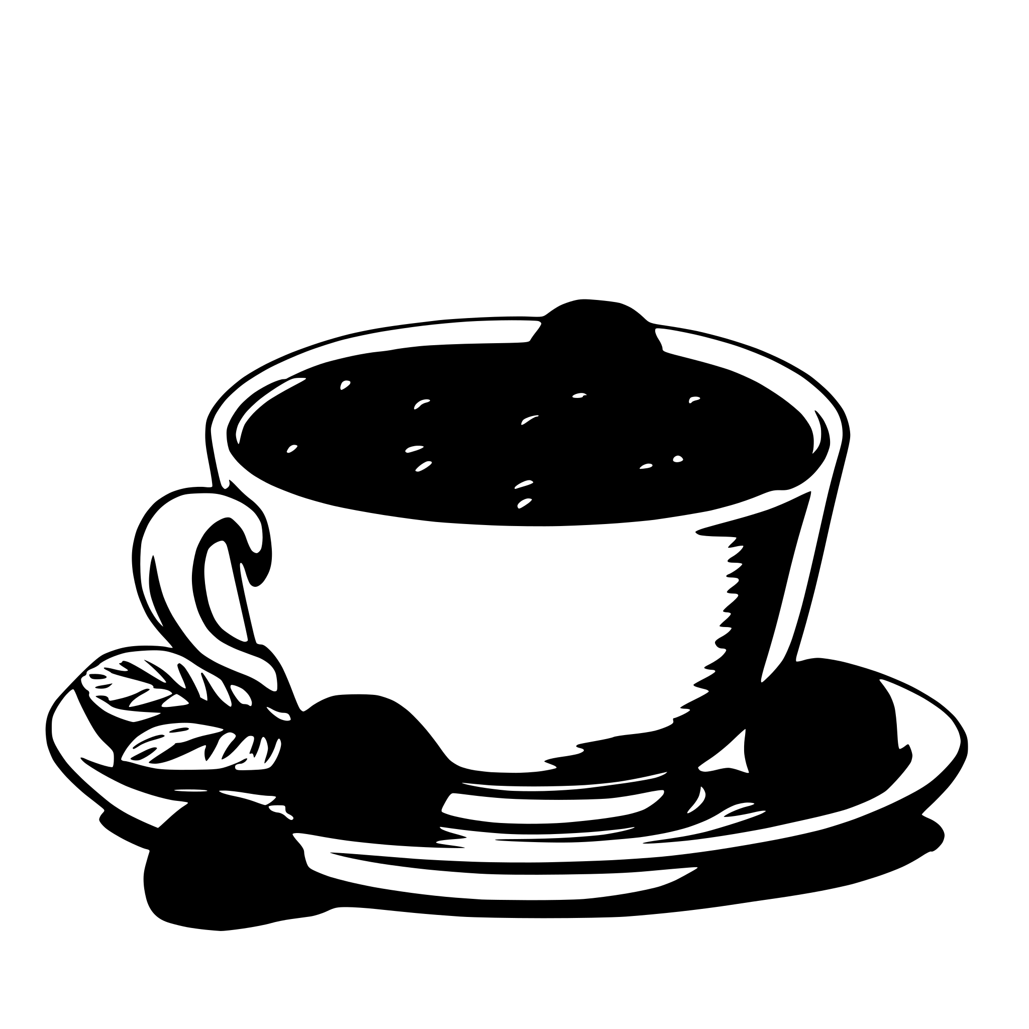 AI-generated SVG of 'A cup of raspberry pudding'