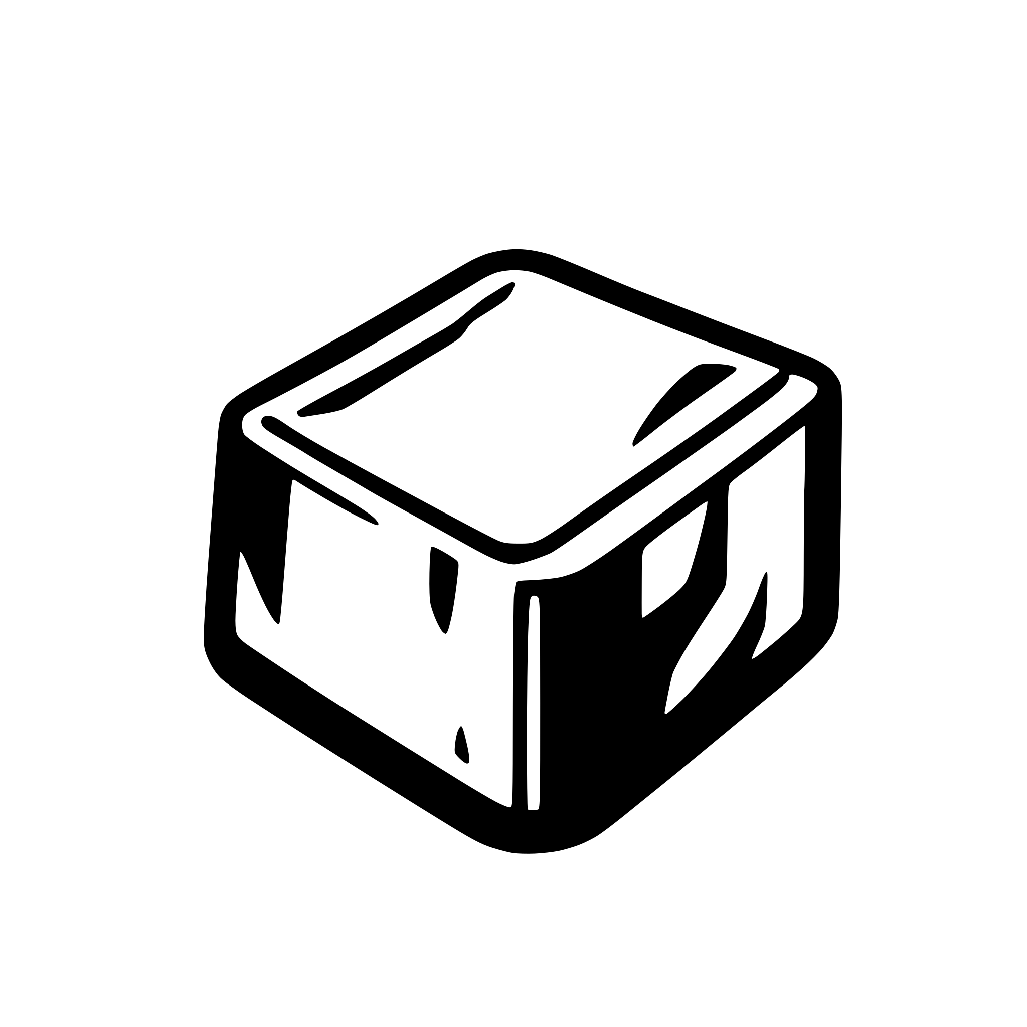 AI-generated SVG of 'perspective view of steel ingot'