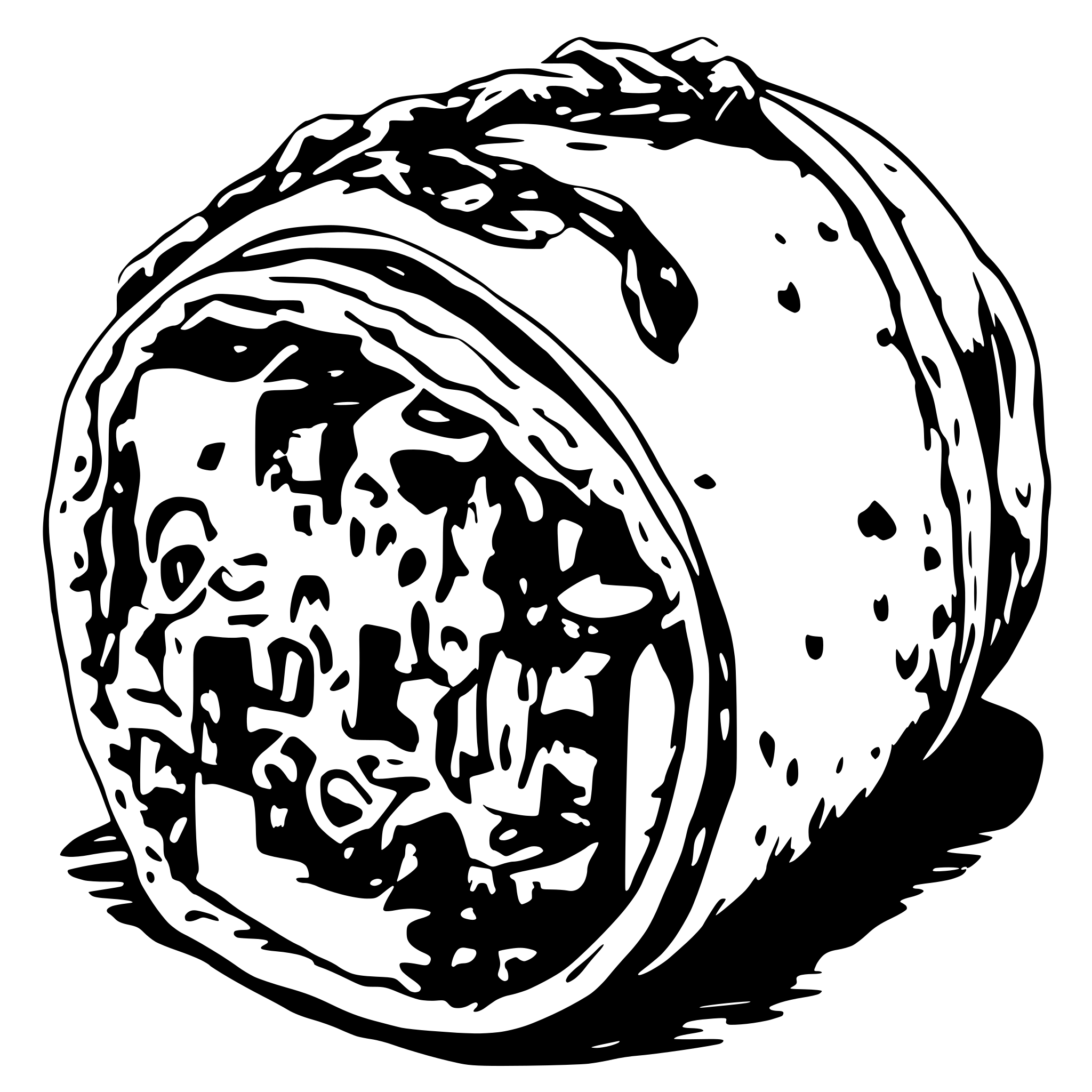 AI-generated SVG of 'Bacon egg potato breakfast burrito'