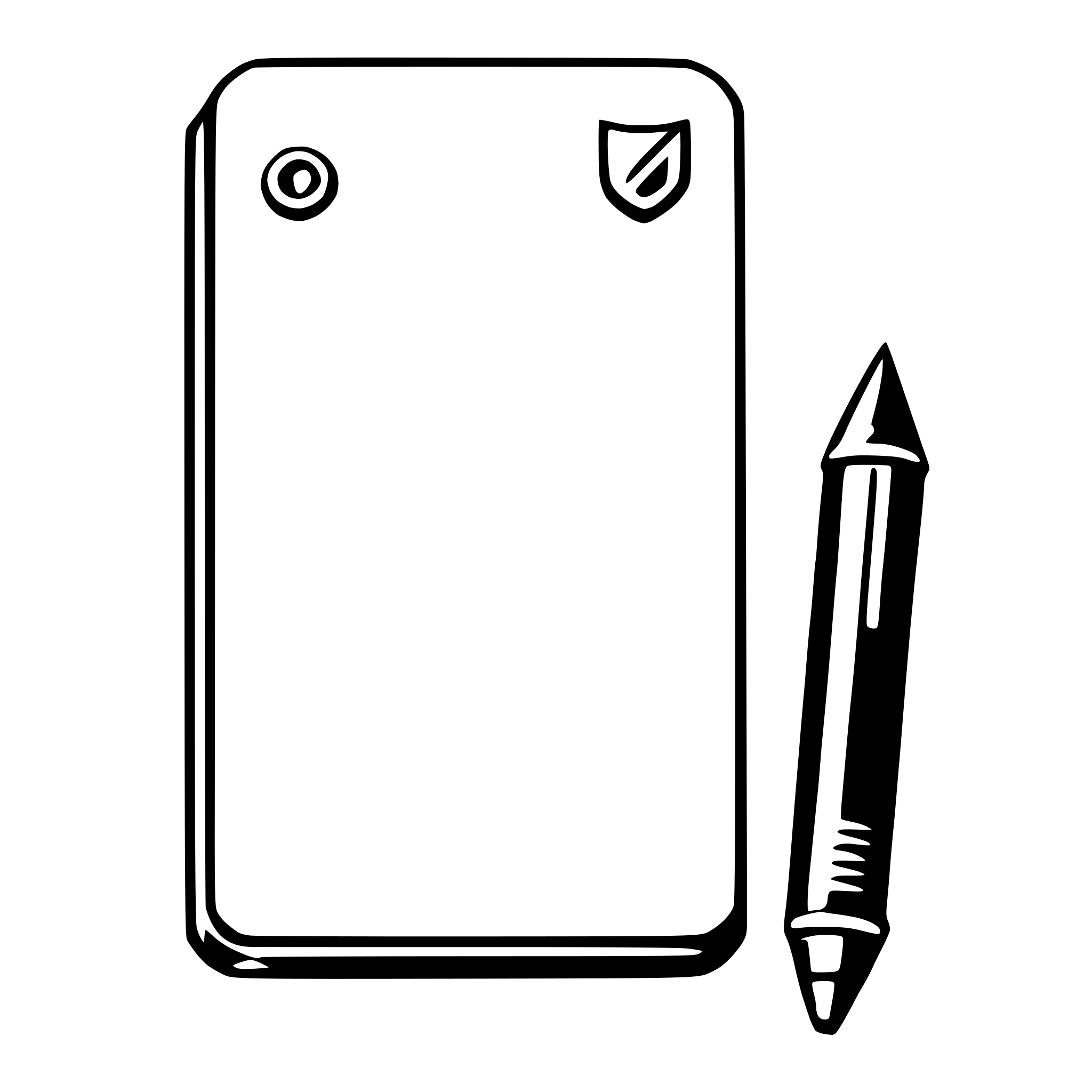 AI-generated SVG of a diary