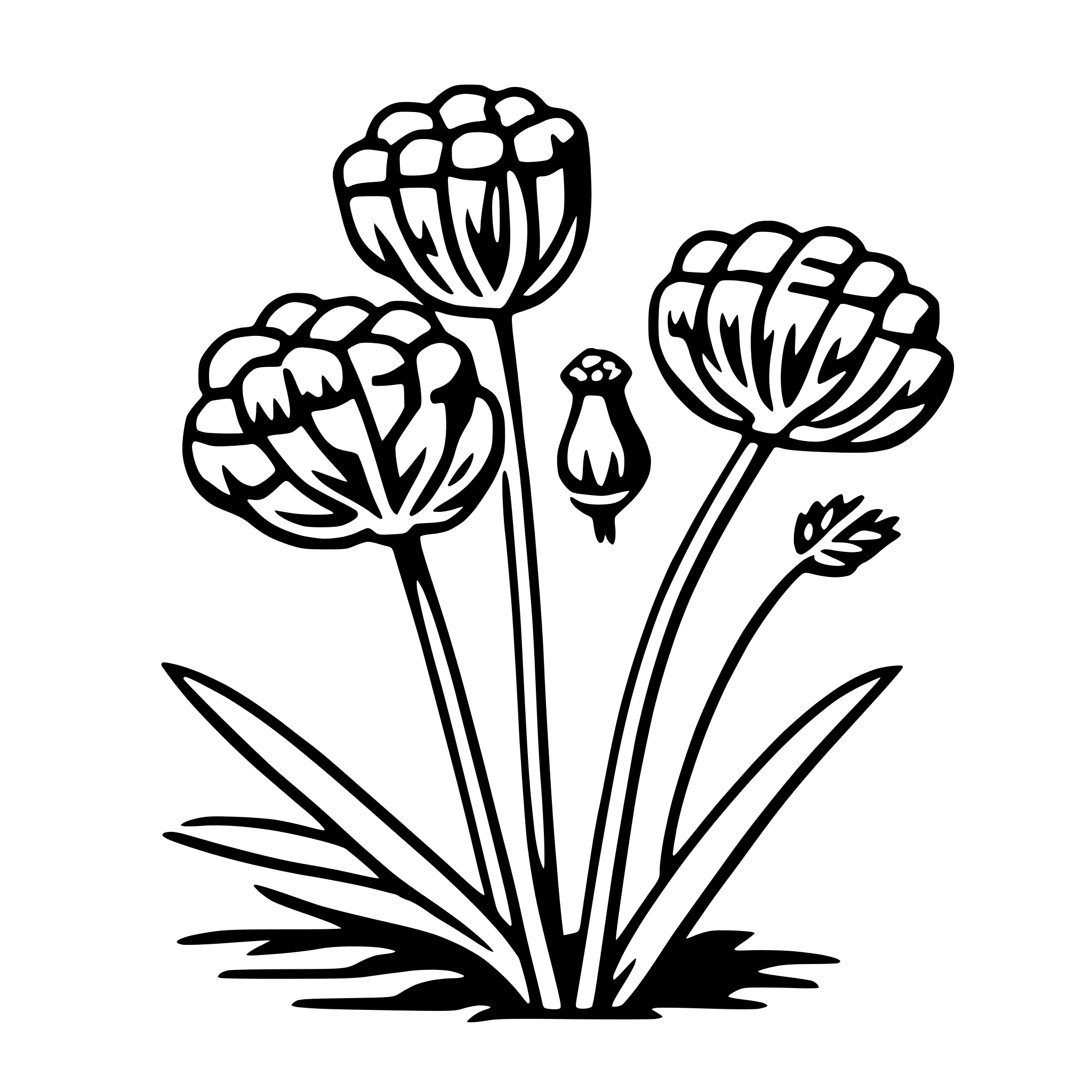 AI-generated SVG of a fennel