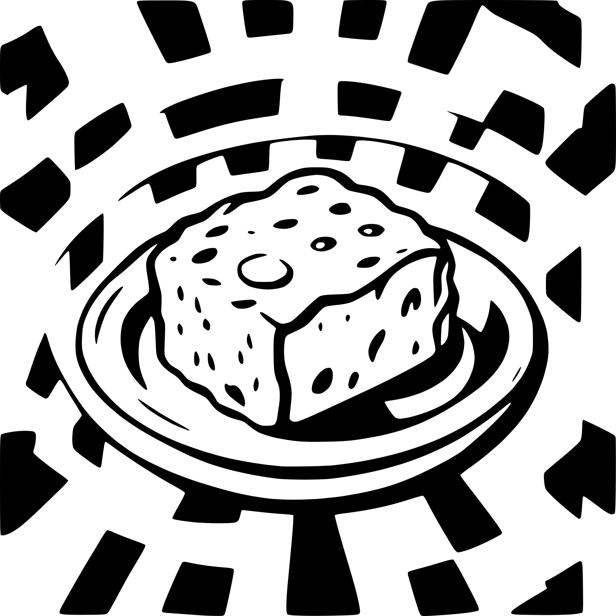 AI-generated SVG of a ham and cheese roll