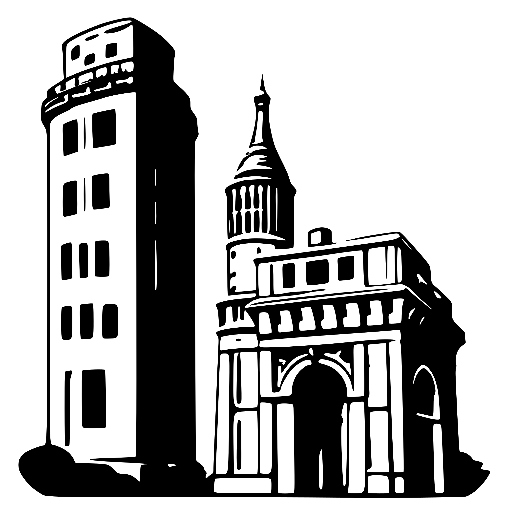 AI-generated SVG of a famous buildings of france like Eifel tower, Arc De Triomphe AI-generated SVG of a famous buildings of france like Eifel tower, Arc De Triomphe