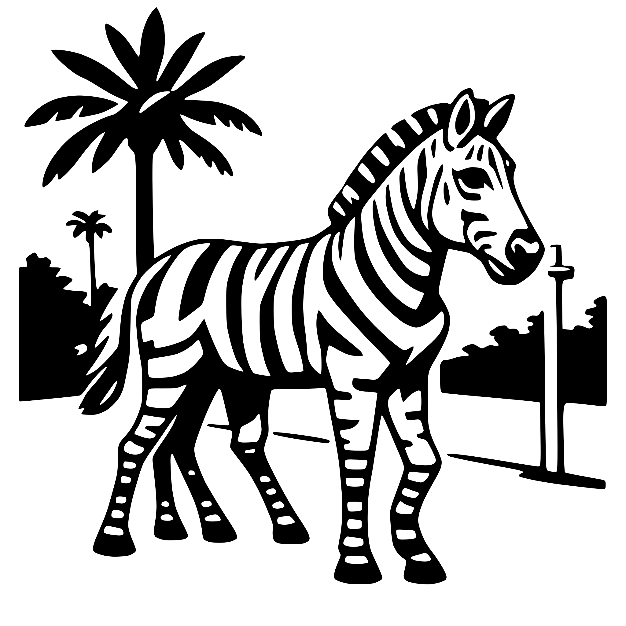 AI-generated SVG of a crosswalk zebra