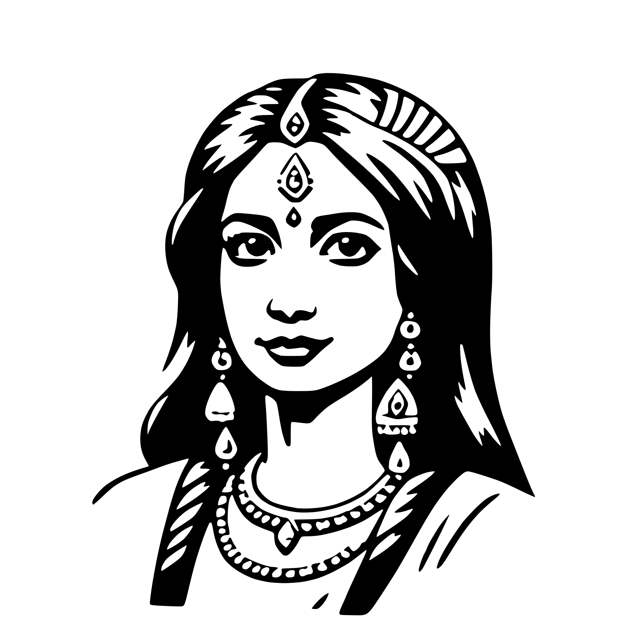 AI-generated SVG of 'parvati'
