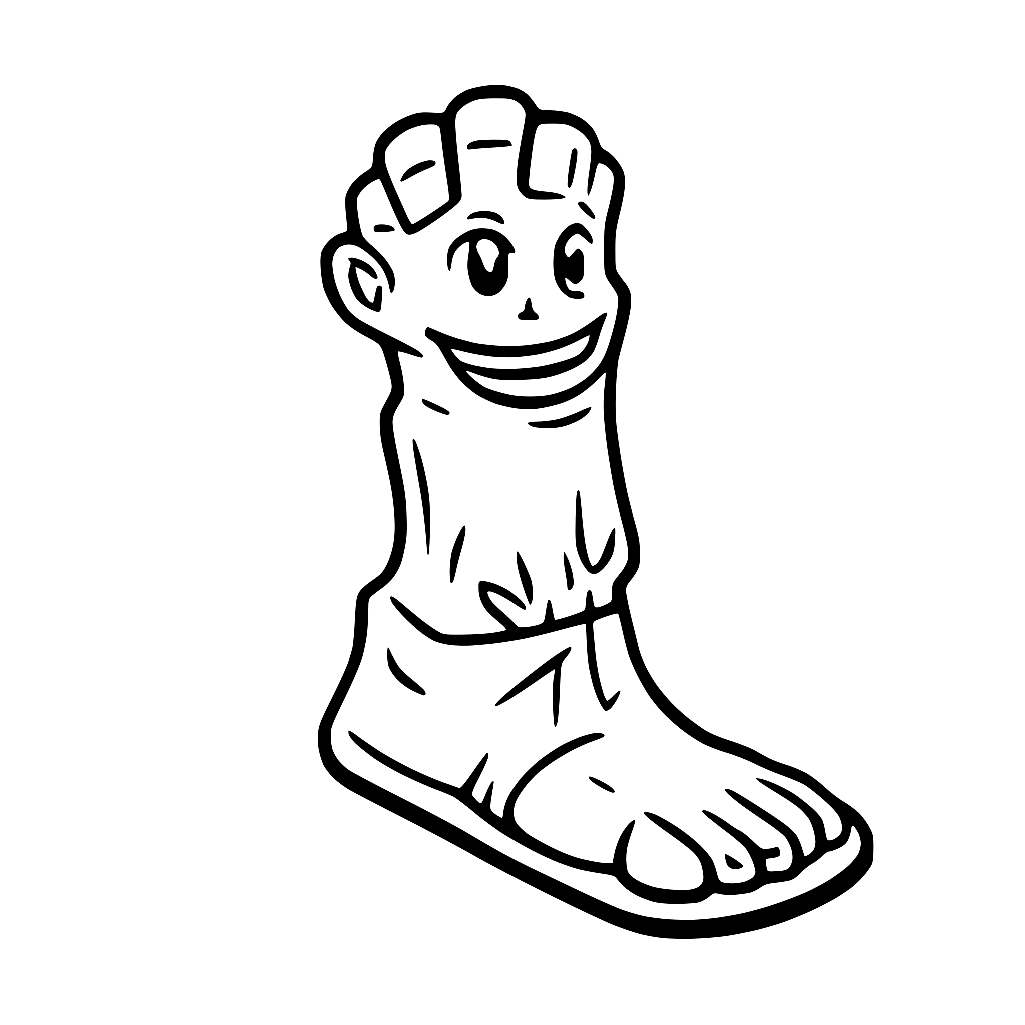 AI-generated SVG of a 3d animated cartoon of a human bare foot smashing a miniature devil AI-generated SVG of a 3d animated cartoon of a human bare foot smashing a miniature devil