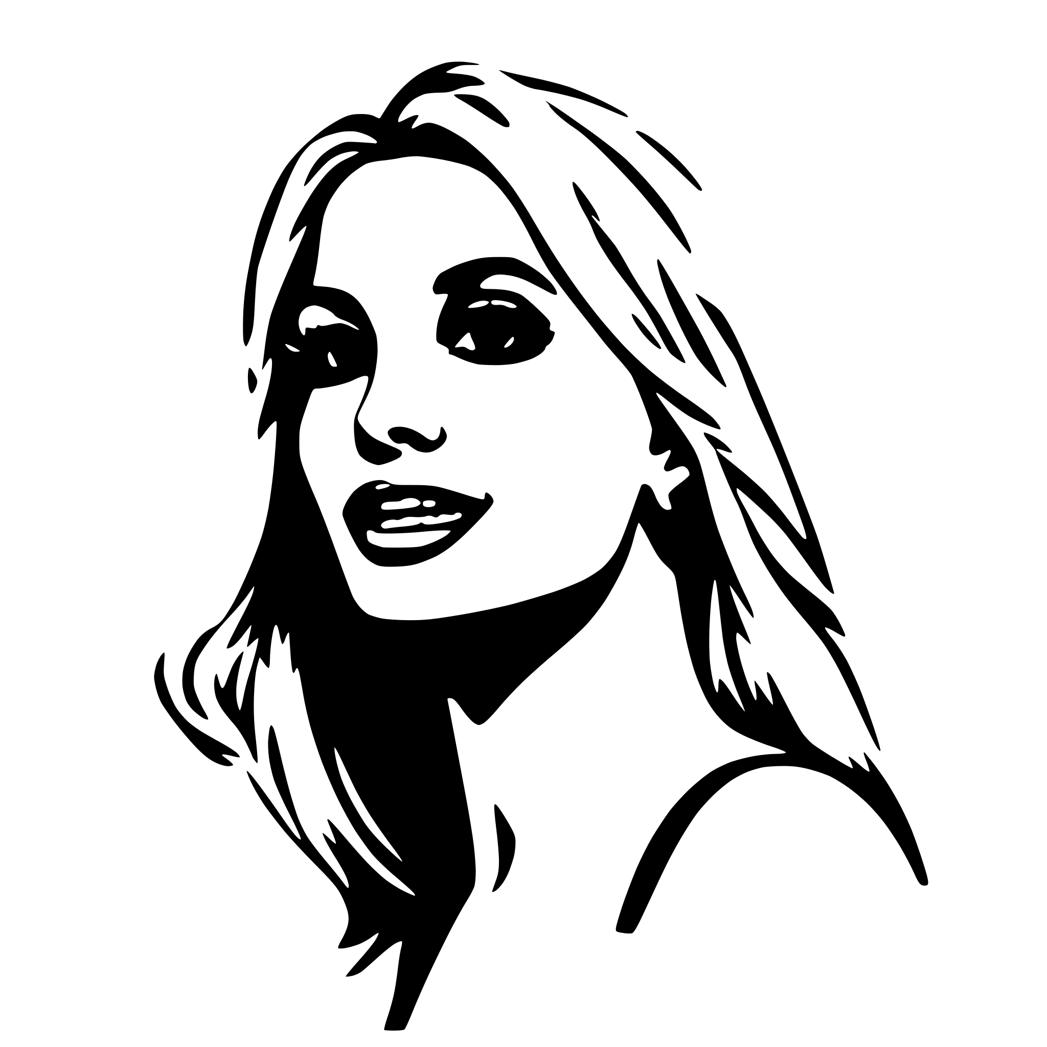 AI-generated SVG of a Britney Spears as bikini