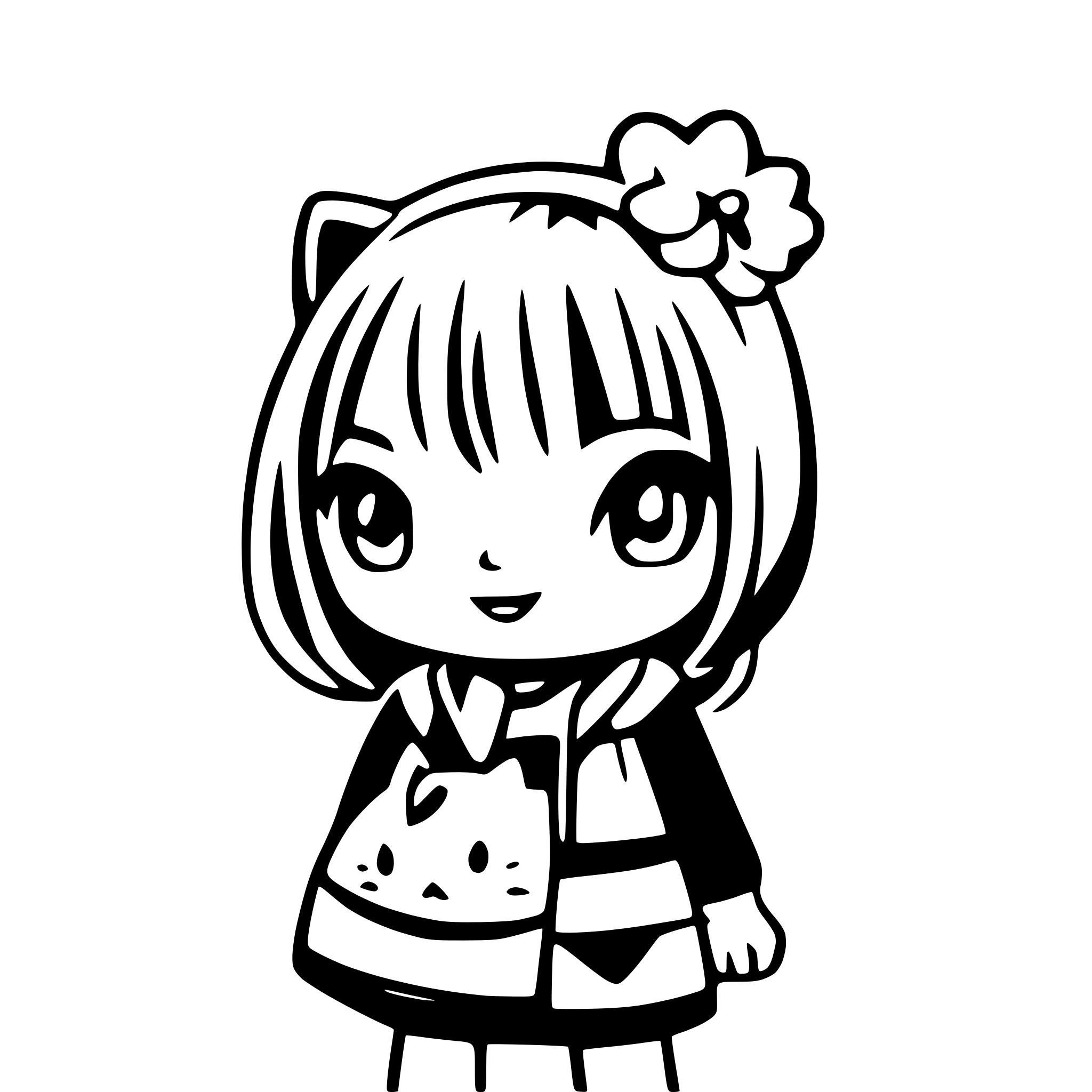 AI-generated SVG of a hello Kitty