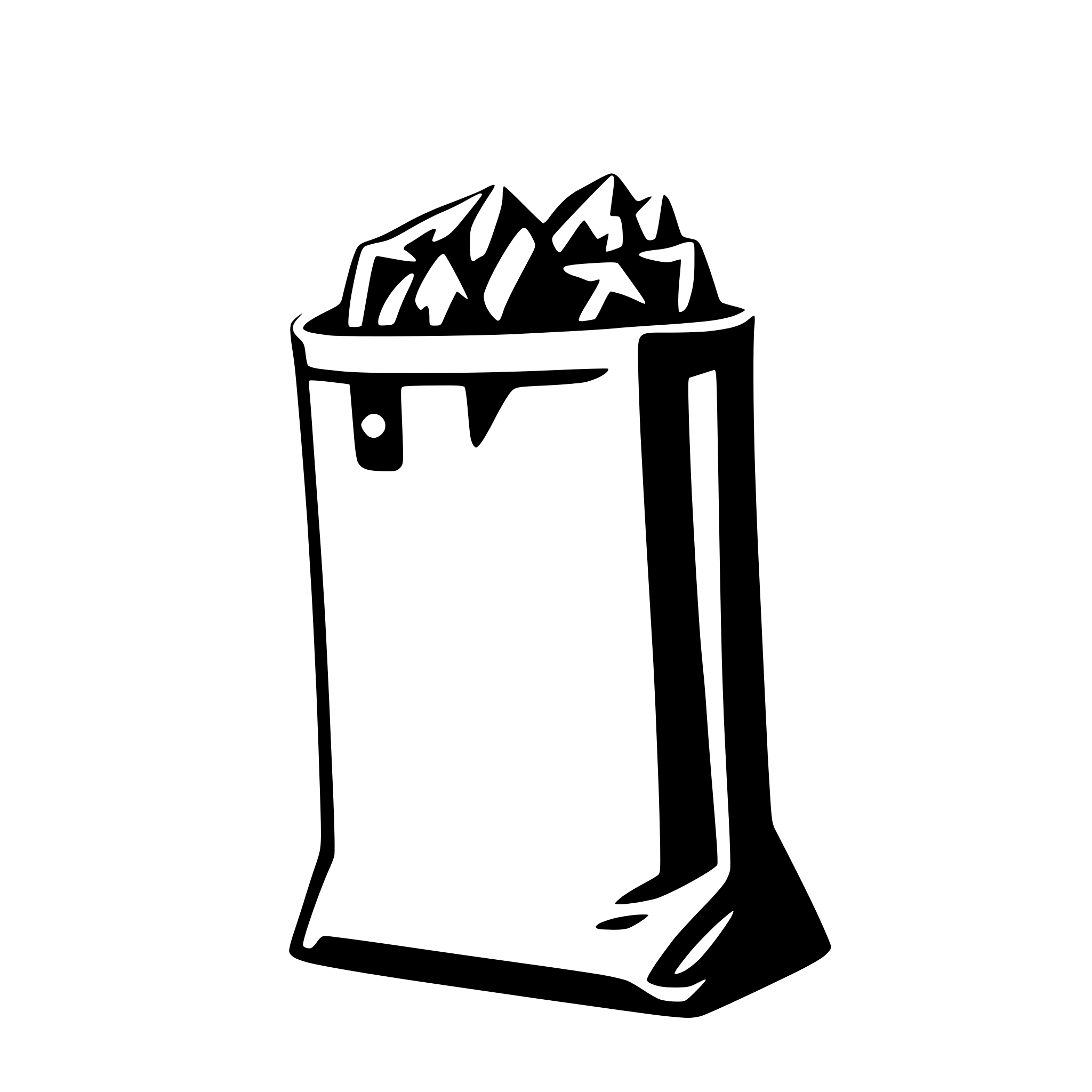 AI-generated SVG of a plastic bag