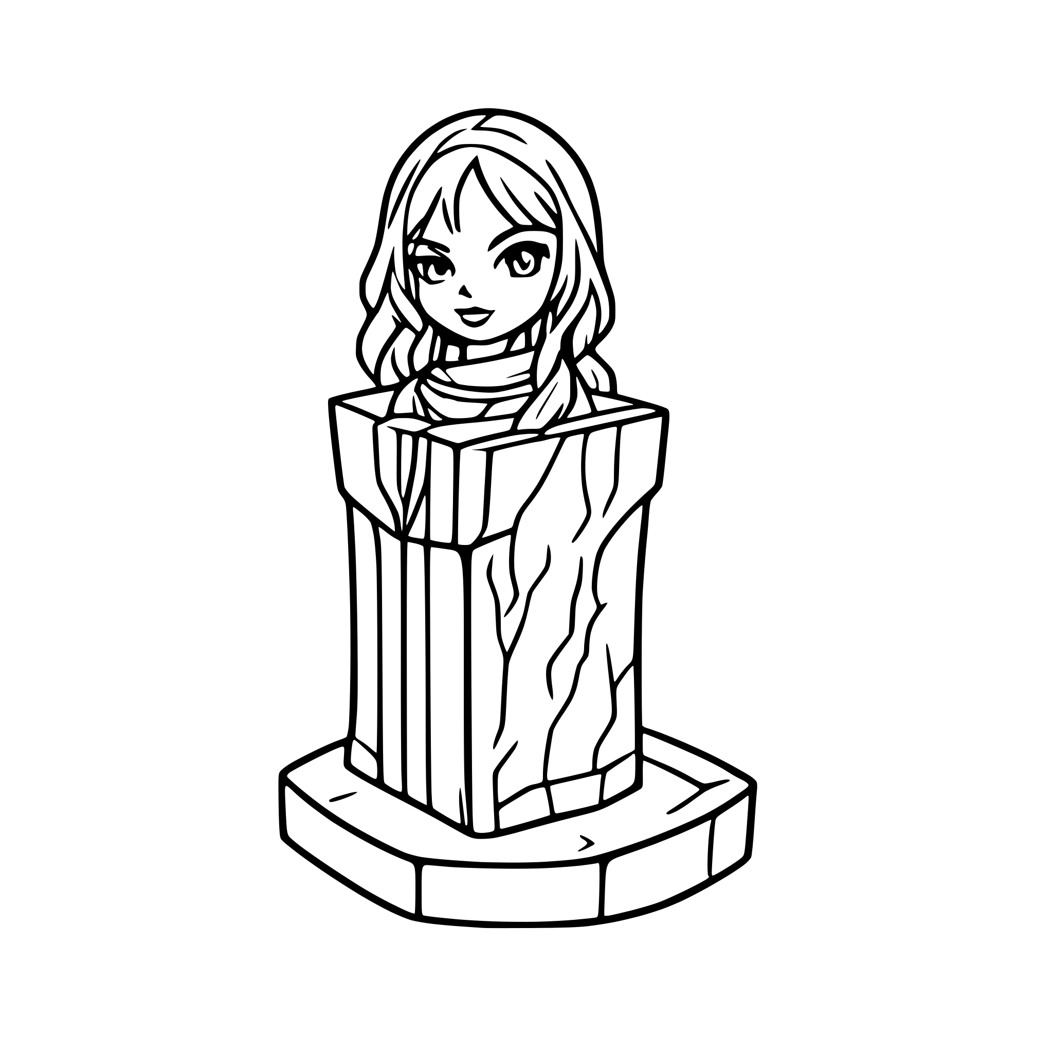 AI-generated SVG of a tombstone