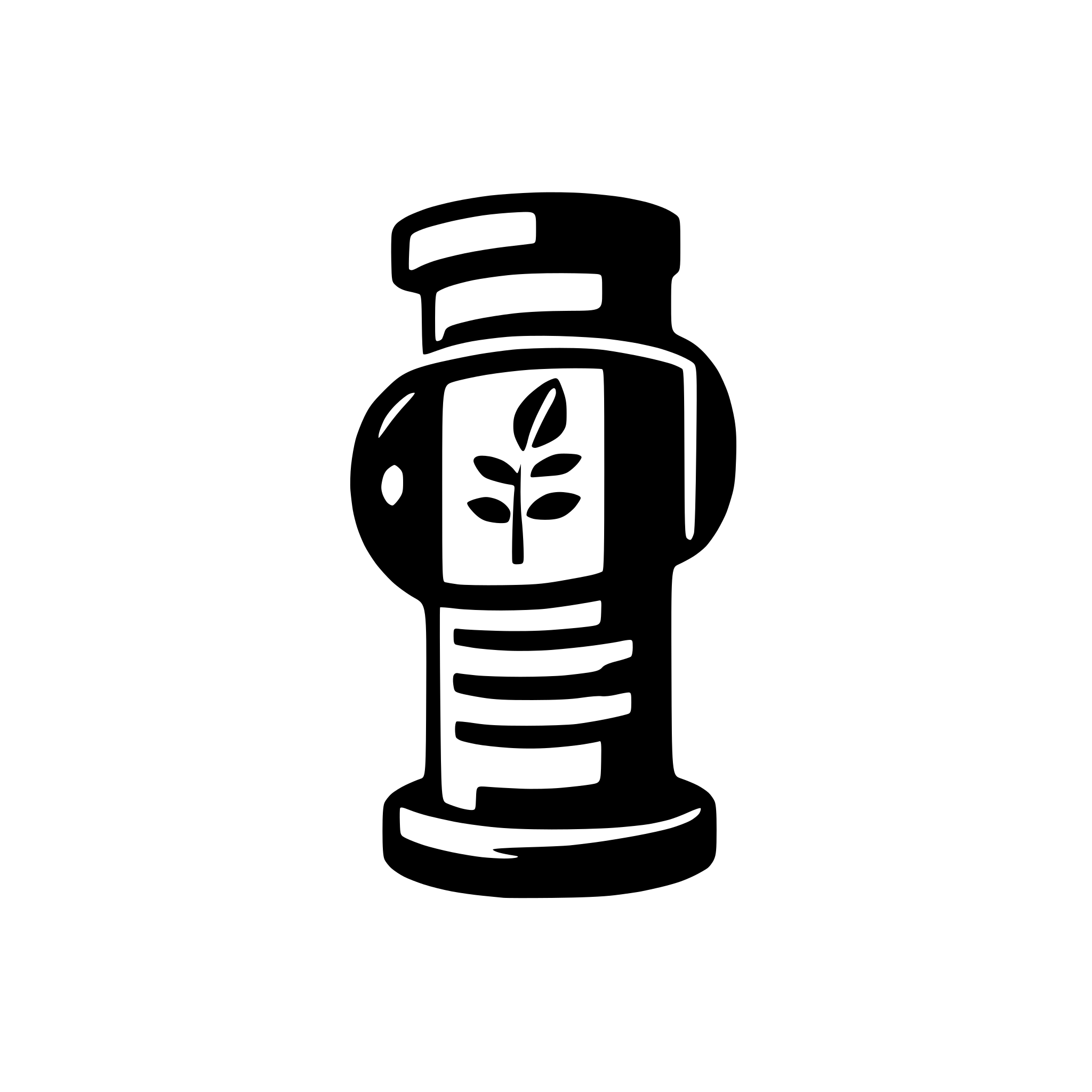 AI-generated SVG of 'Video with database icon'