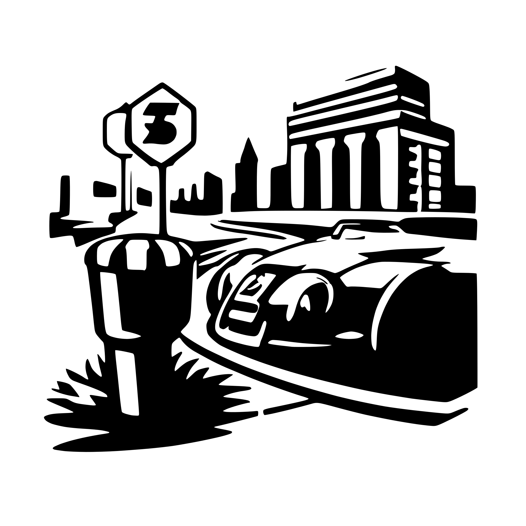 AI-generated SVG of a mini grand prix birthday invitation card