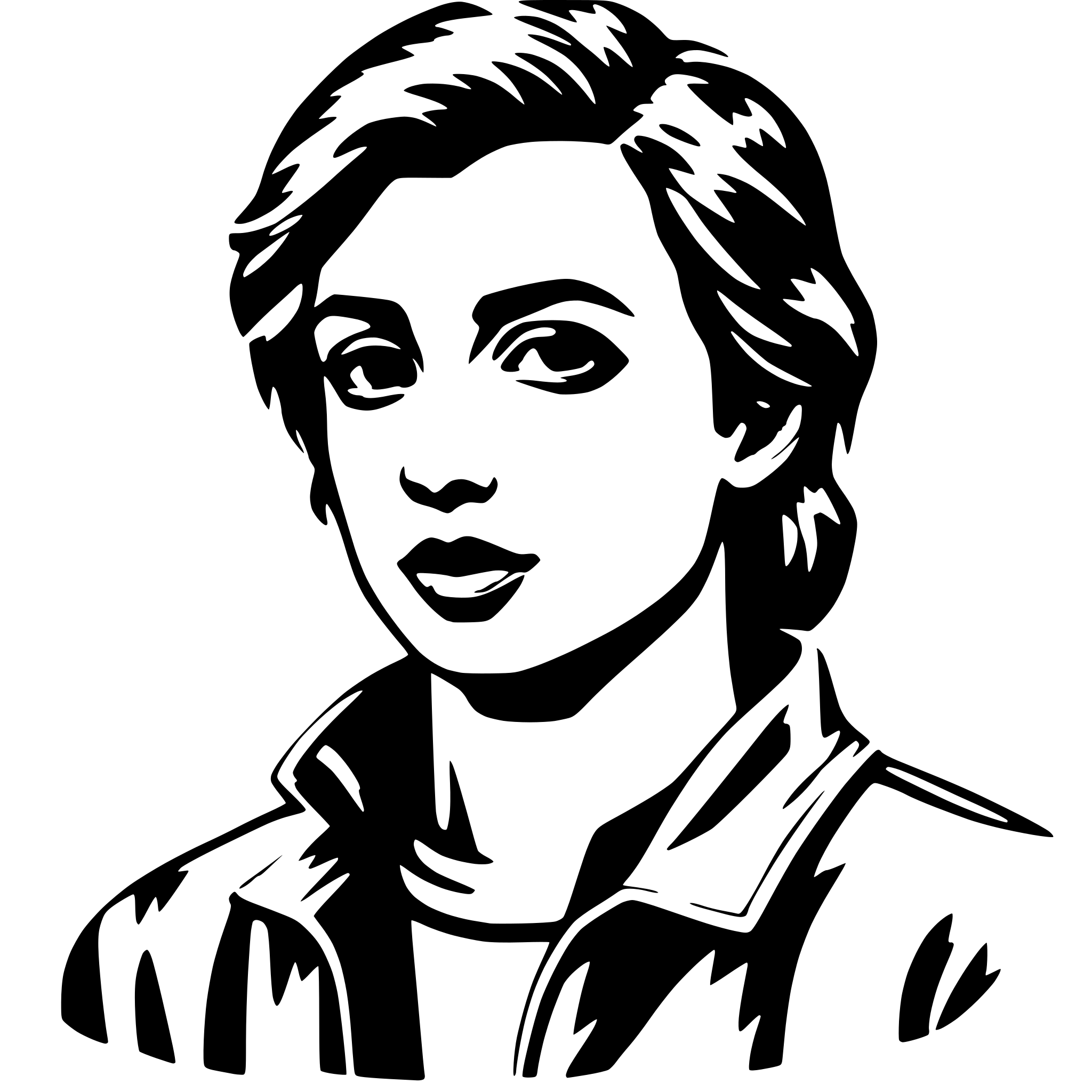 AI-generated SVG of 'young done'