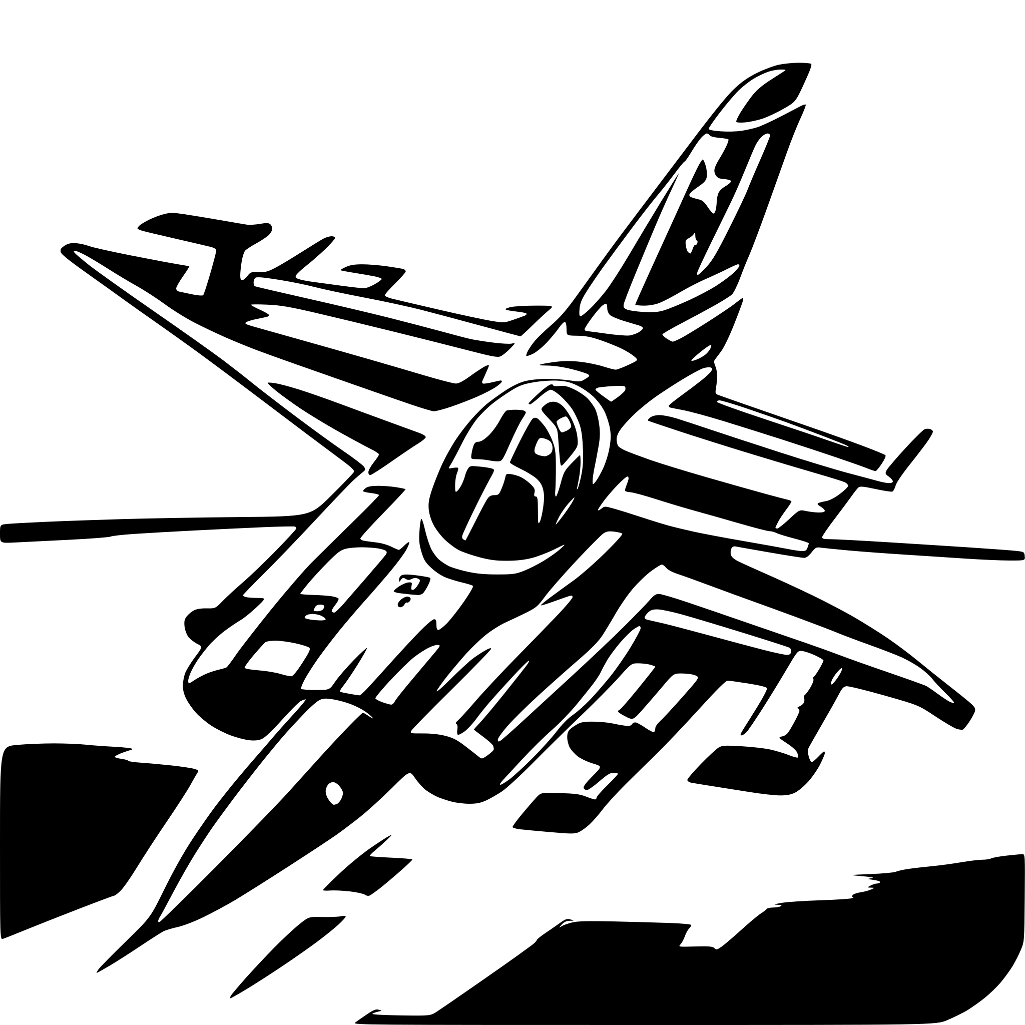 AI-generated SVG of a draw me a vector styled illustration of american f 16 fighter jett. there should be no background and the vector should be 8k