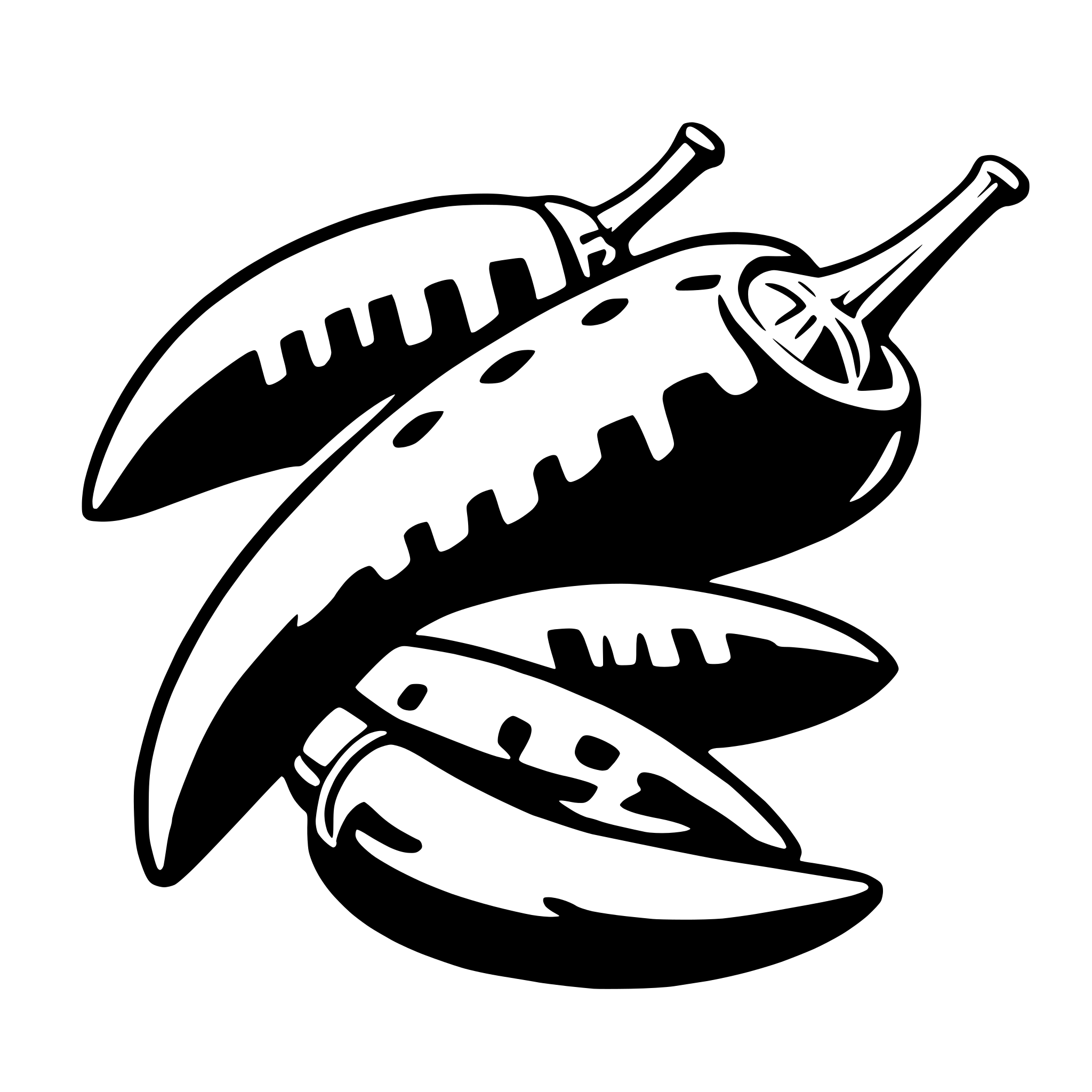 AI-generated SVG of 'chili pepper'