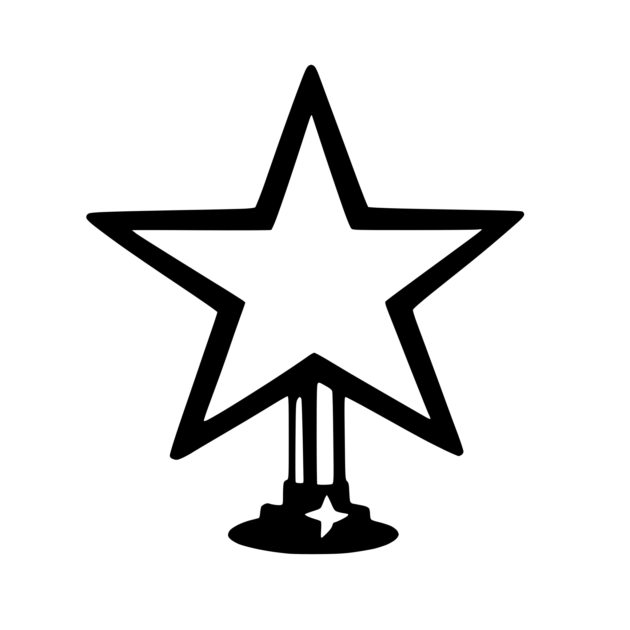 AI-generated SVG of a star