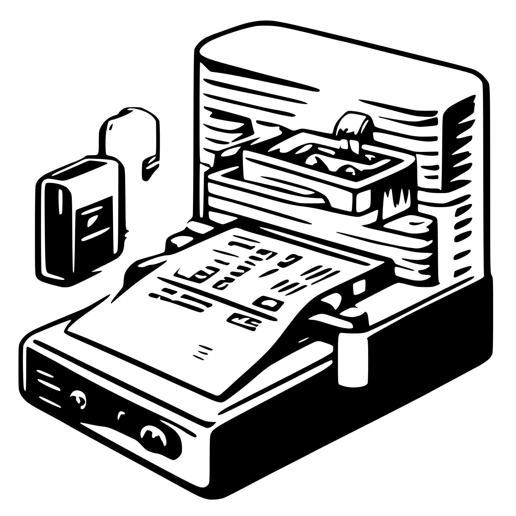 AI-generated SVG of 'document manage system'