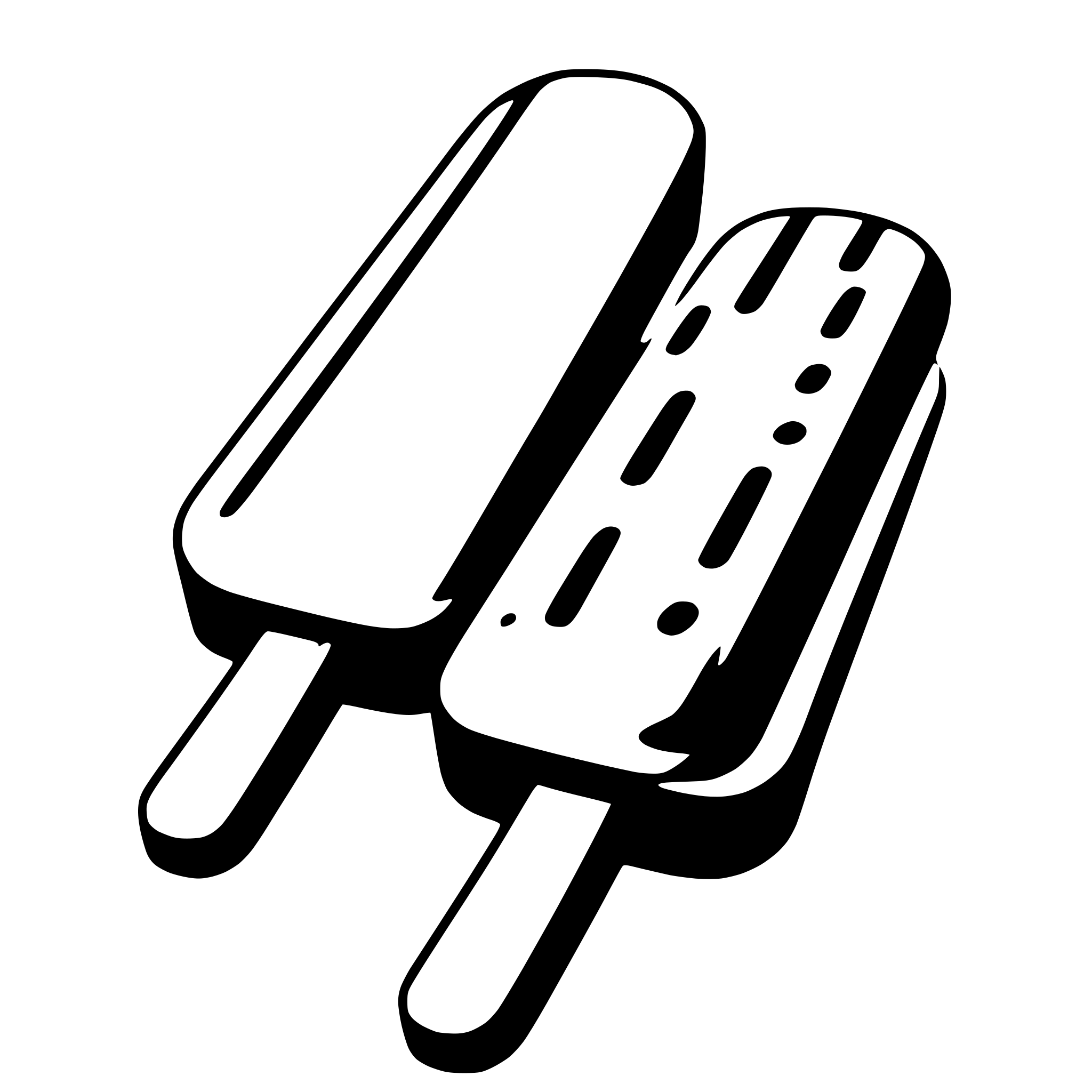 AI-generated SVG of 'popsicle'