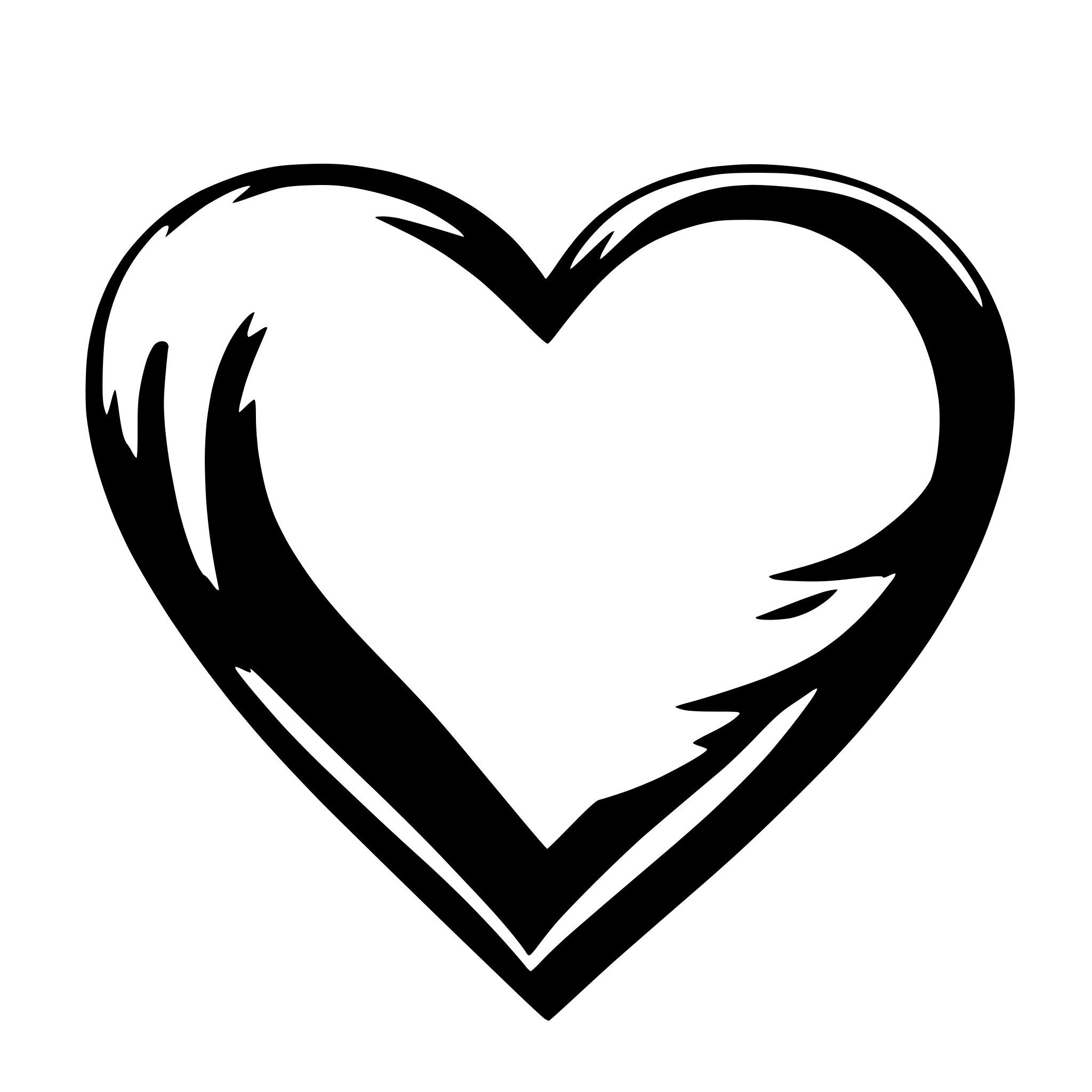 AI-generated SVG of 'bold heart'