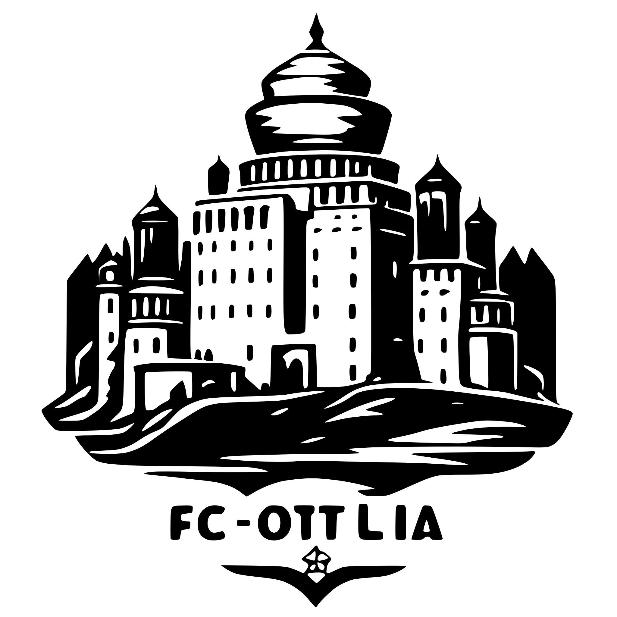 AI-generated SVG of a logo mit Schriftzug: FC Potala