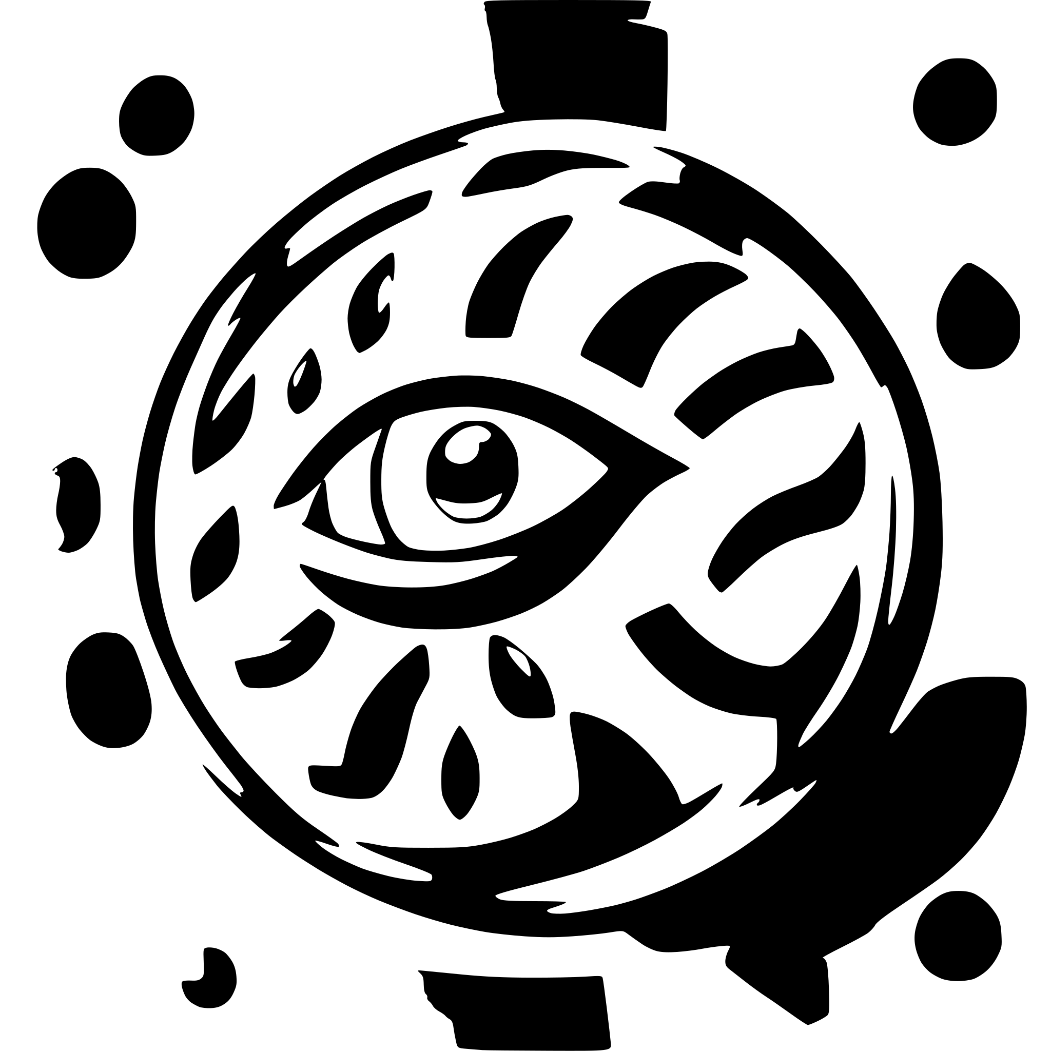 AI-generated SVG of a EYE and LED TV Modern logo - made of circles elements AI-generated SVG of a EYE and LED TV Modern logo - made of circles elements