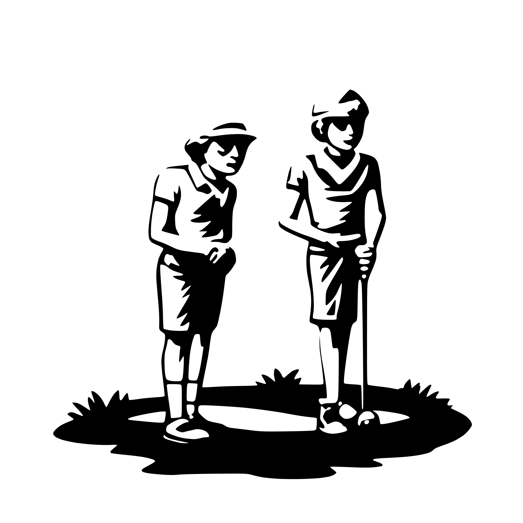 AI-generated SVG of a golf