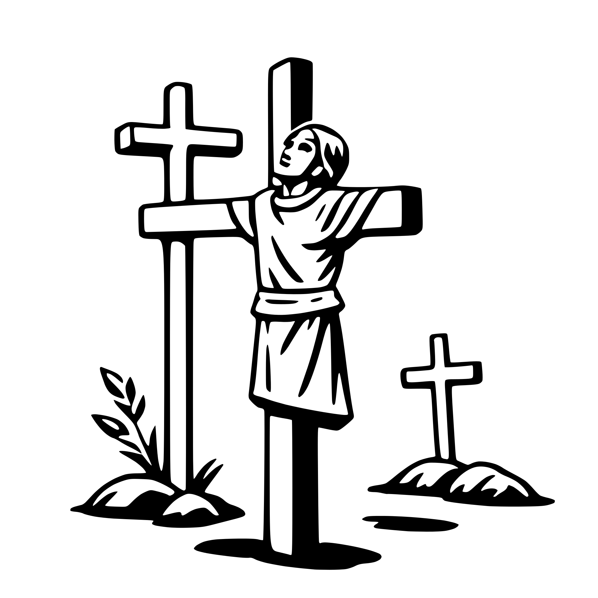 AI-generated SVG of 'good friday'
