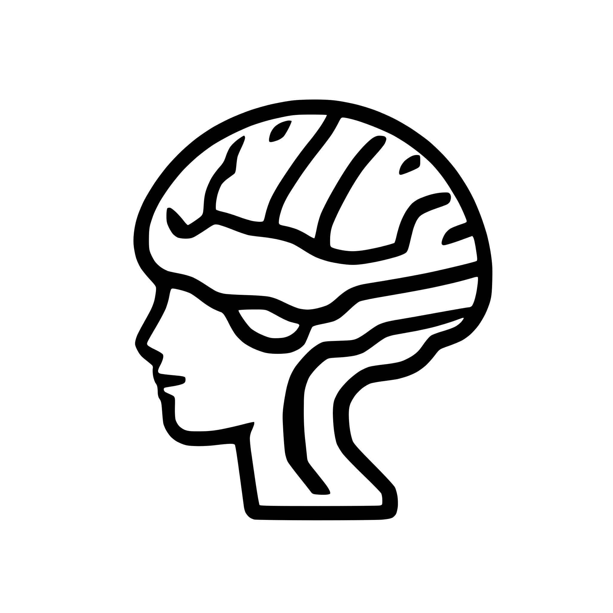 AI-generated SVG of a Brain icon
